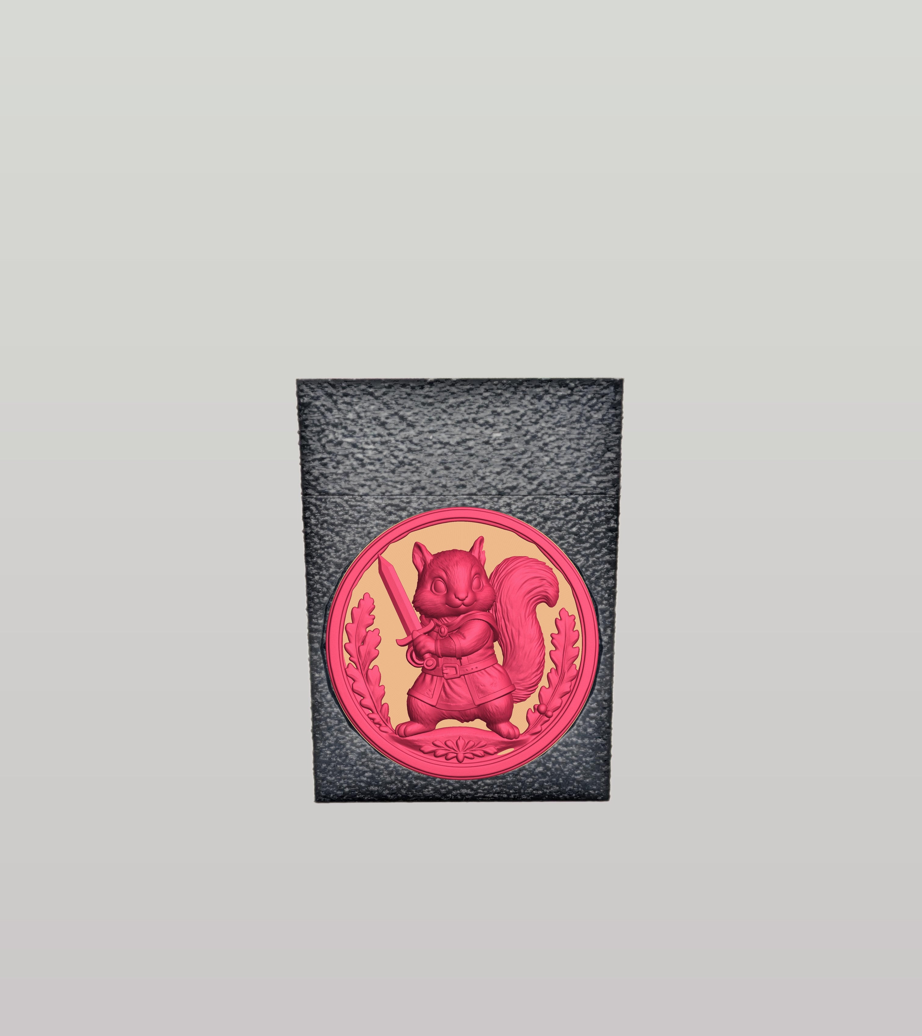 Squirrel Card Box — Black