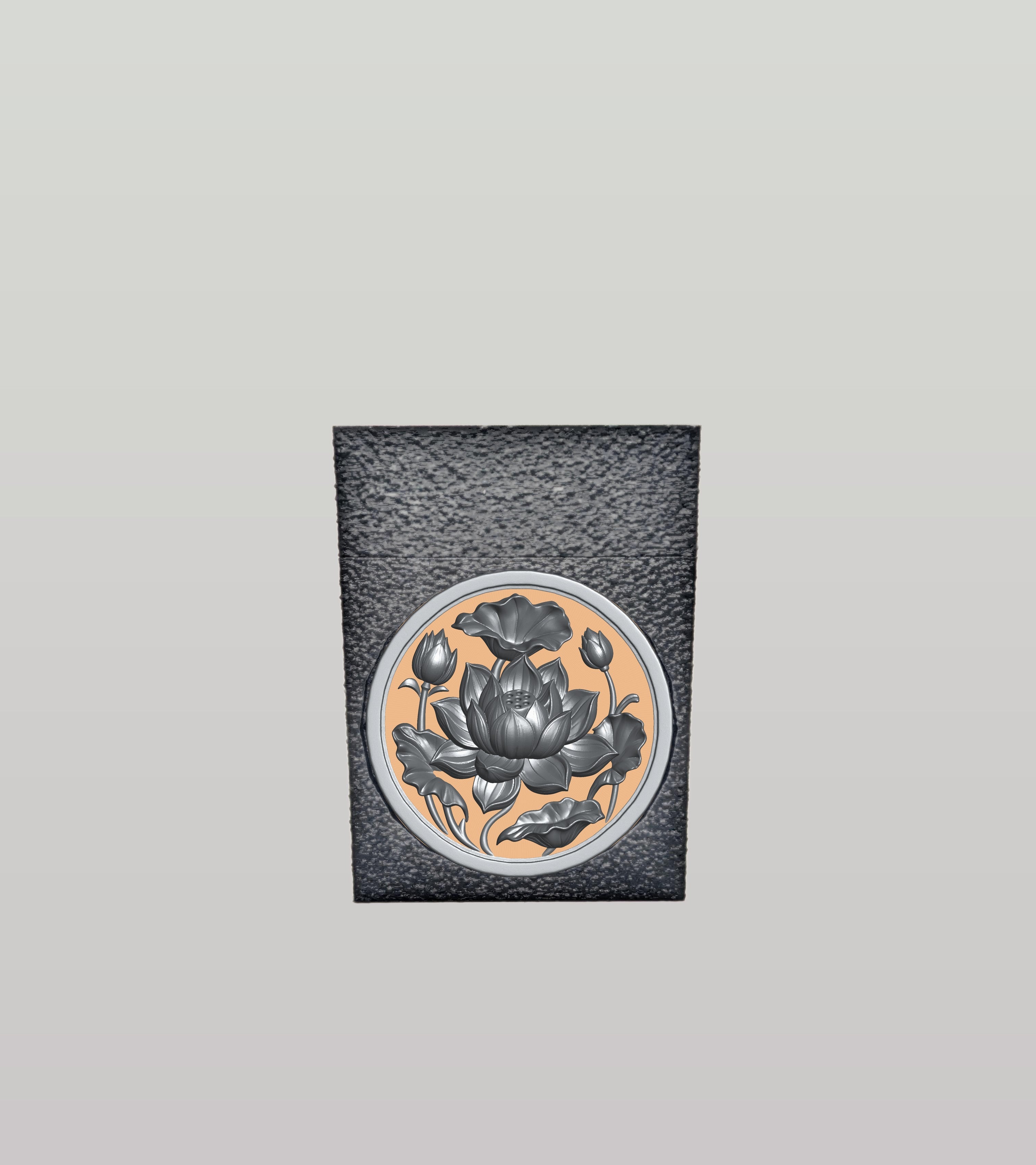 Lotus Card Box — Black