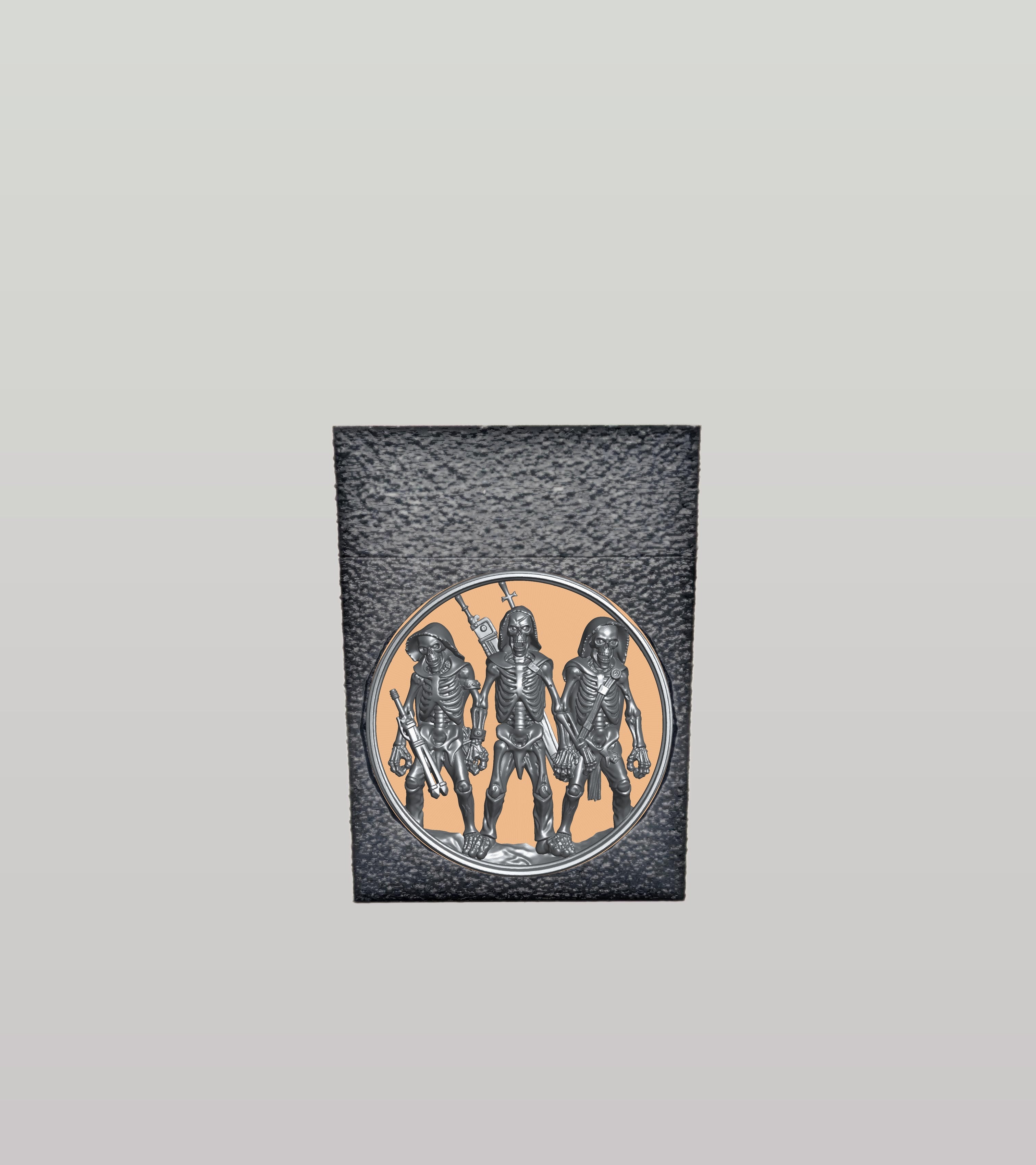 Skeleton Army Card Box — Black