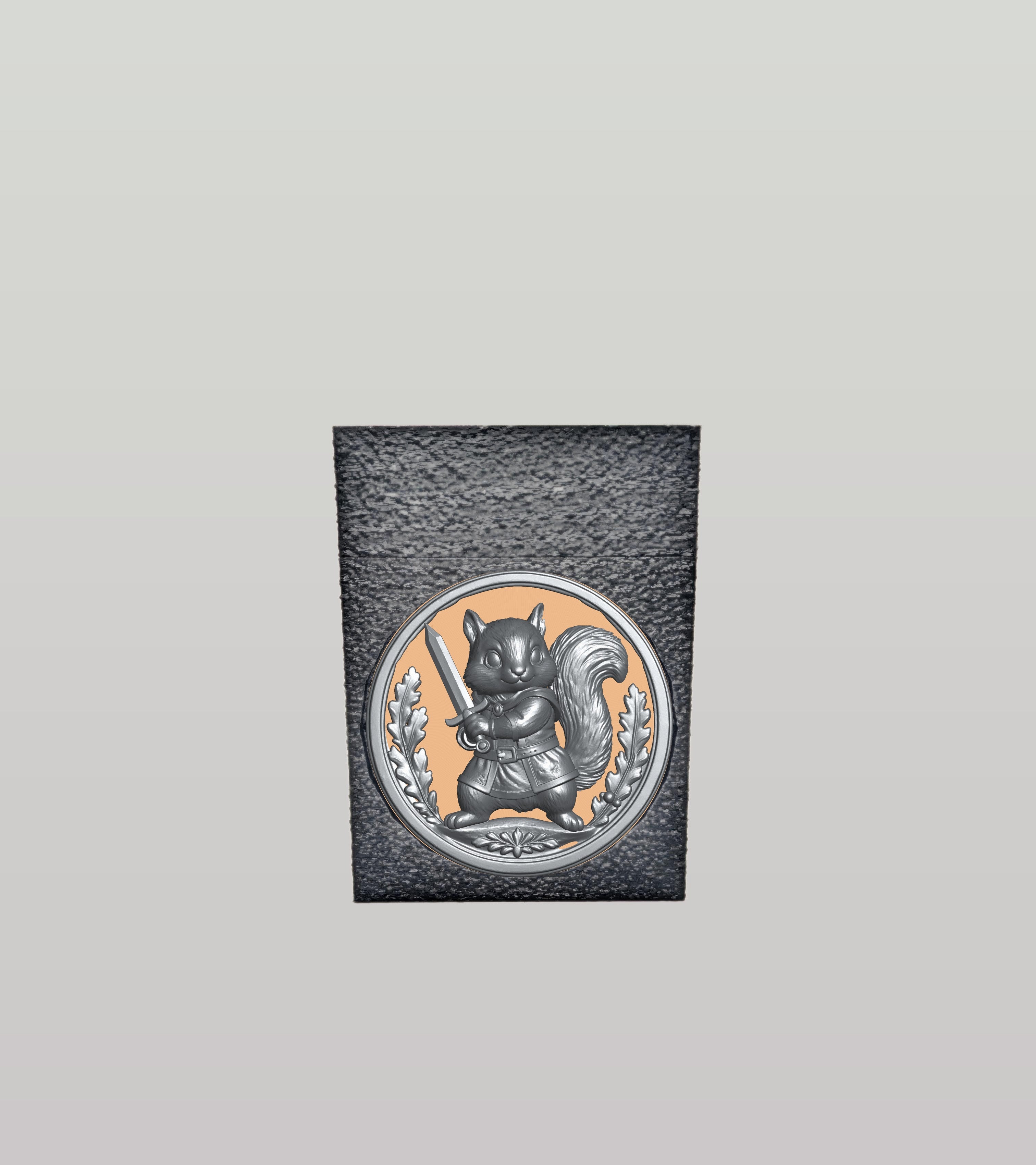 Squirrel Card Box — Black