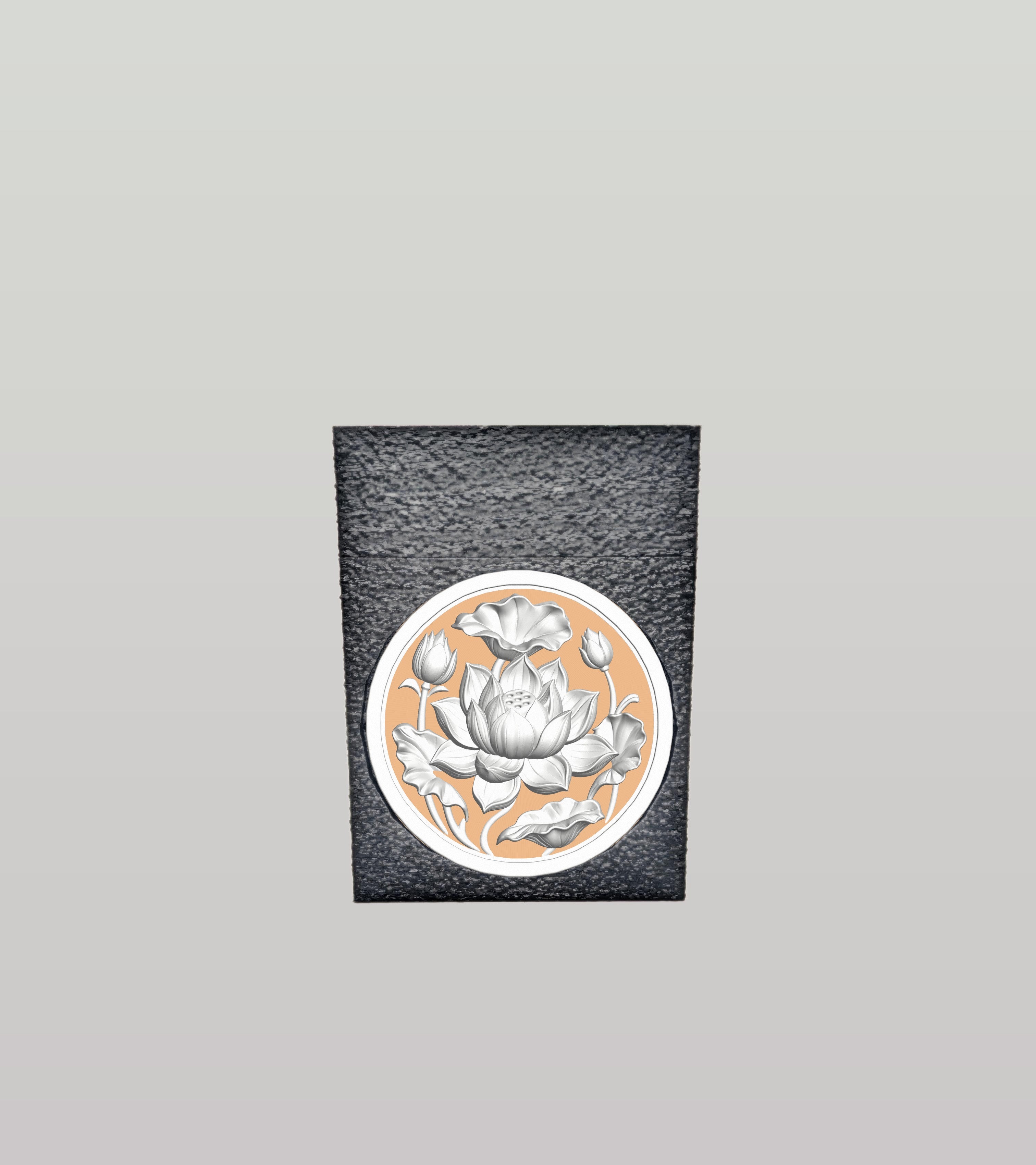 Lotus Card Box — Black
