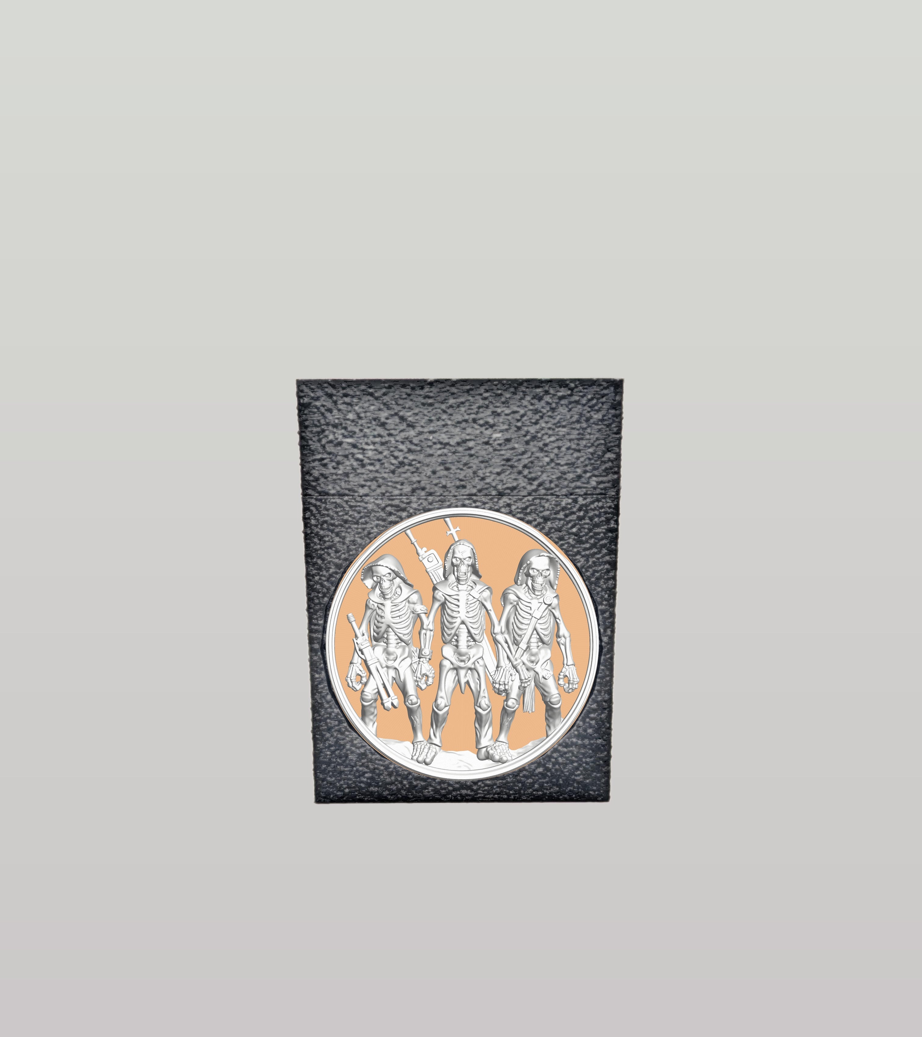 Skeleton Army Card Box — Black
