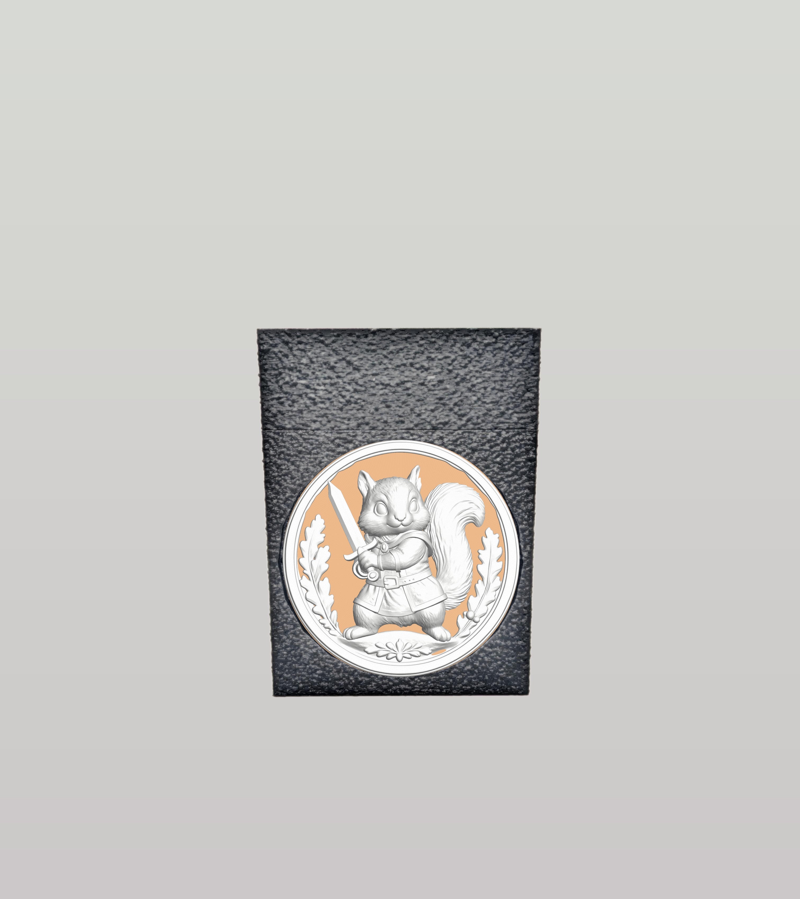 Squirrel Card Box — Black