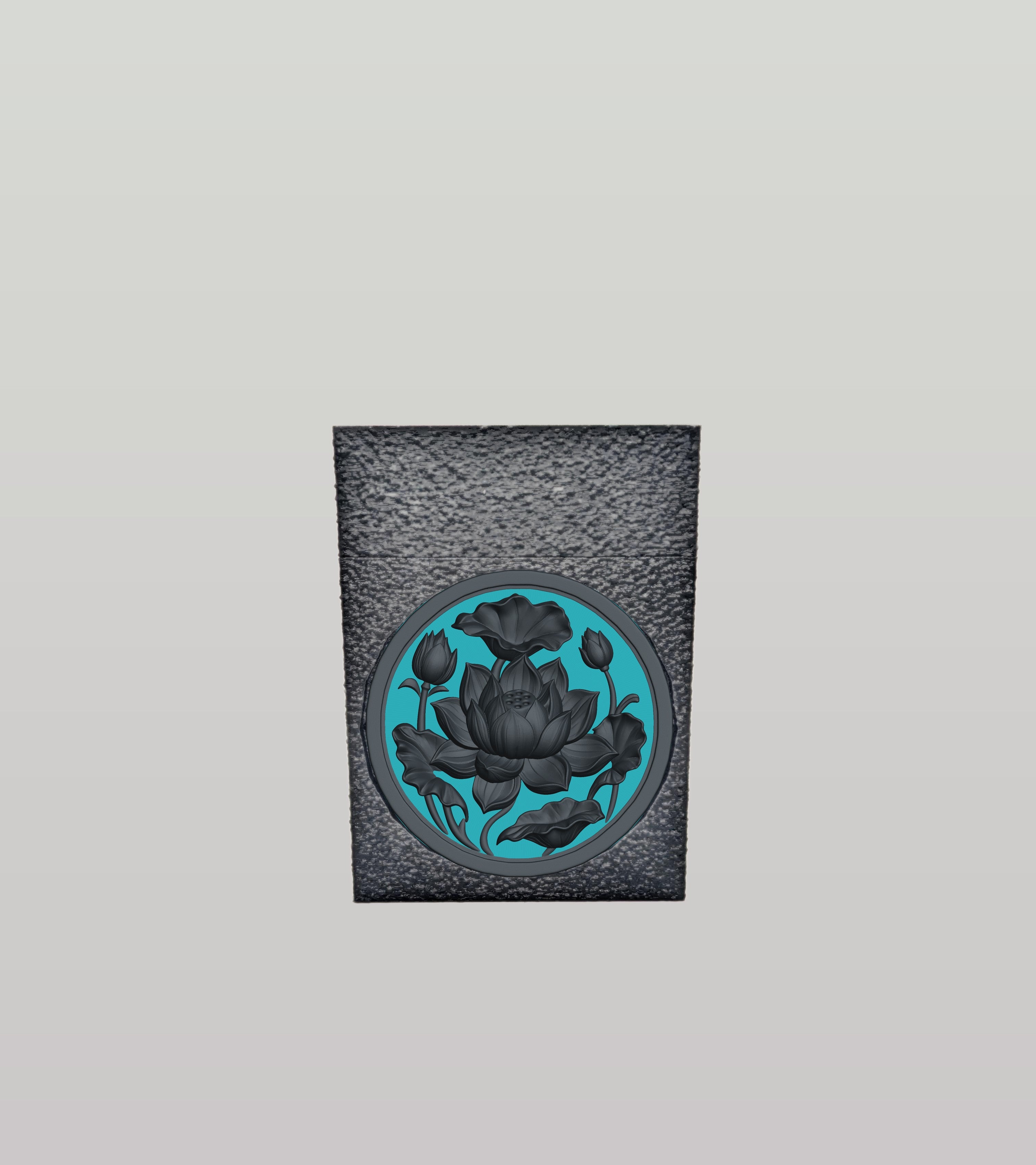Lotus Card Box — Black