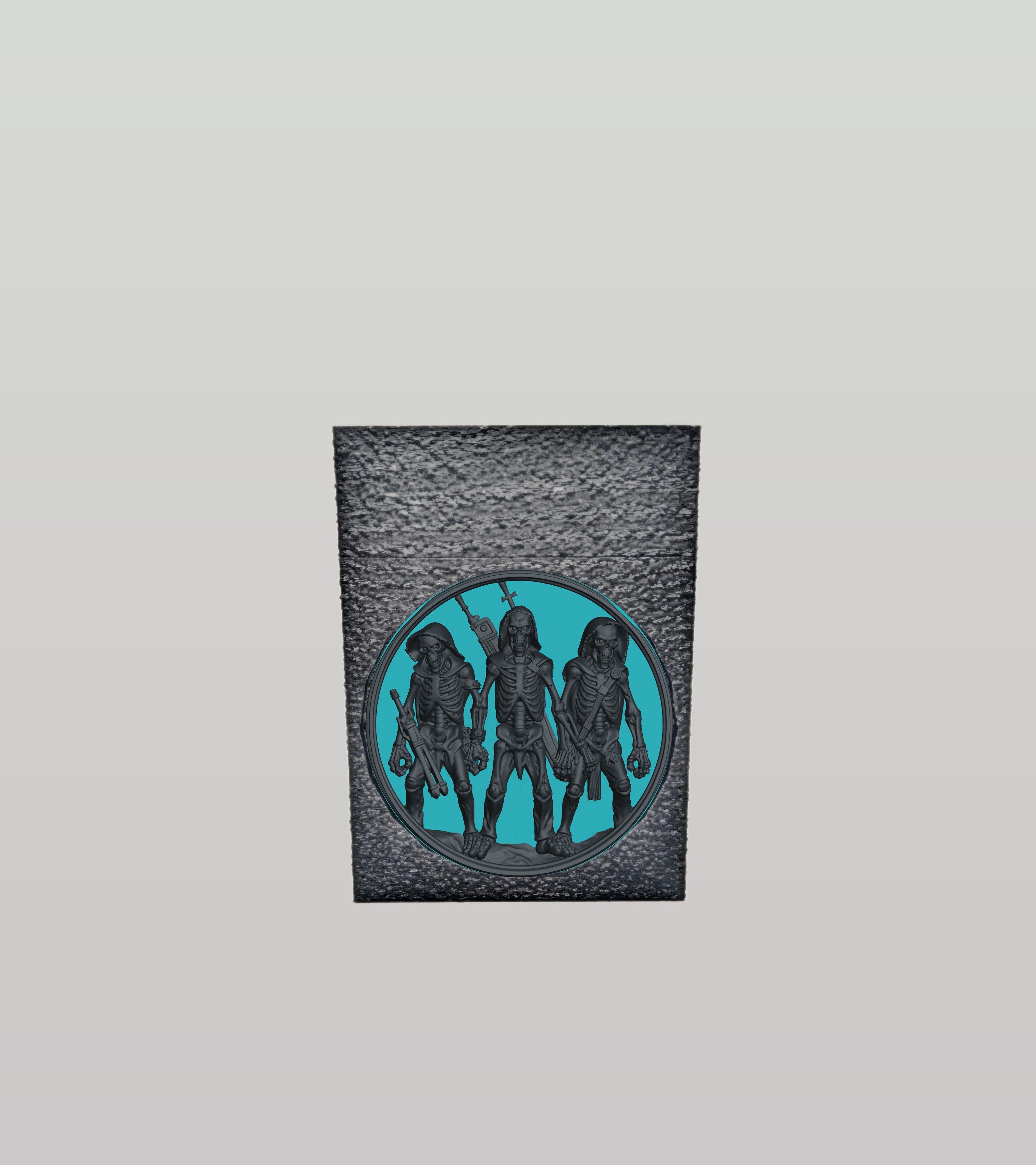 Skeleton Army Card Box — Black