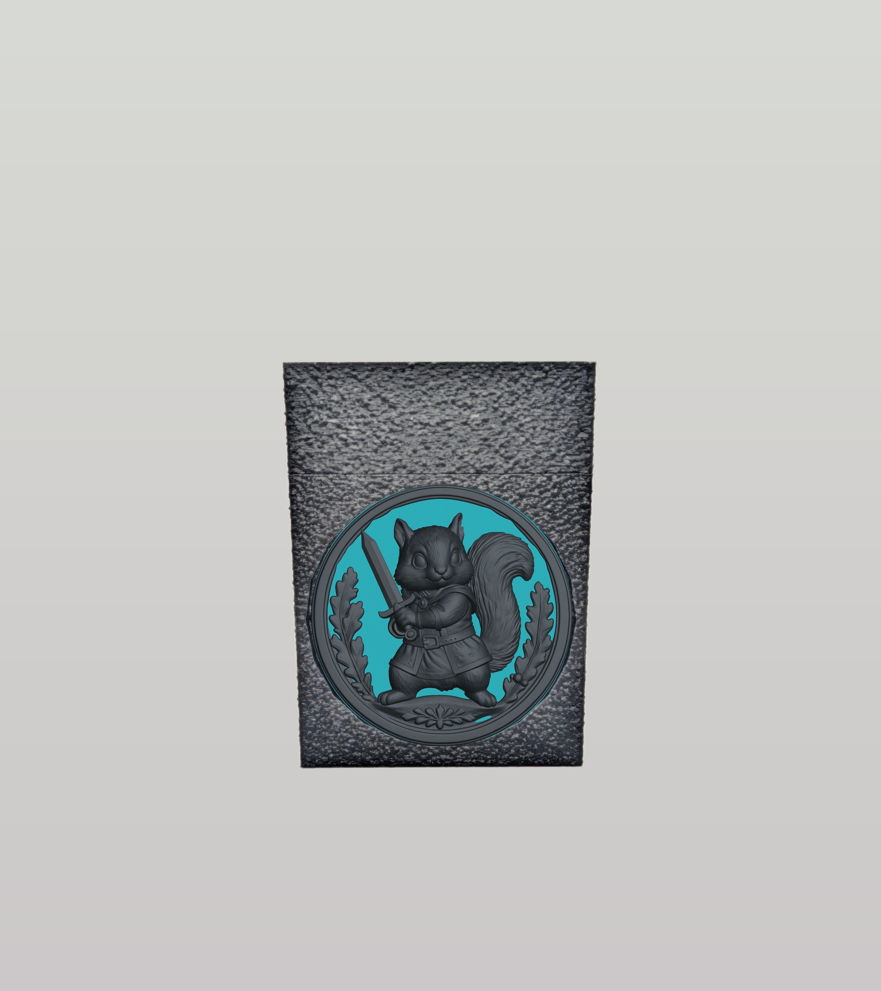 Squirrel Card Box — Black