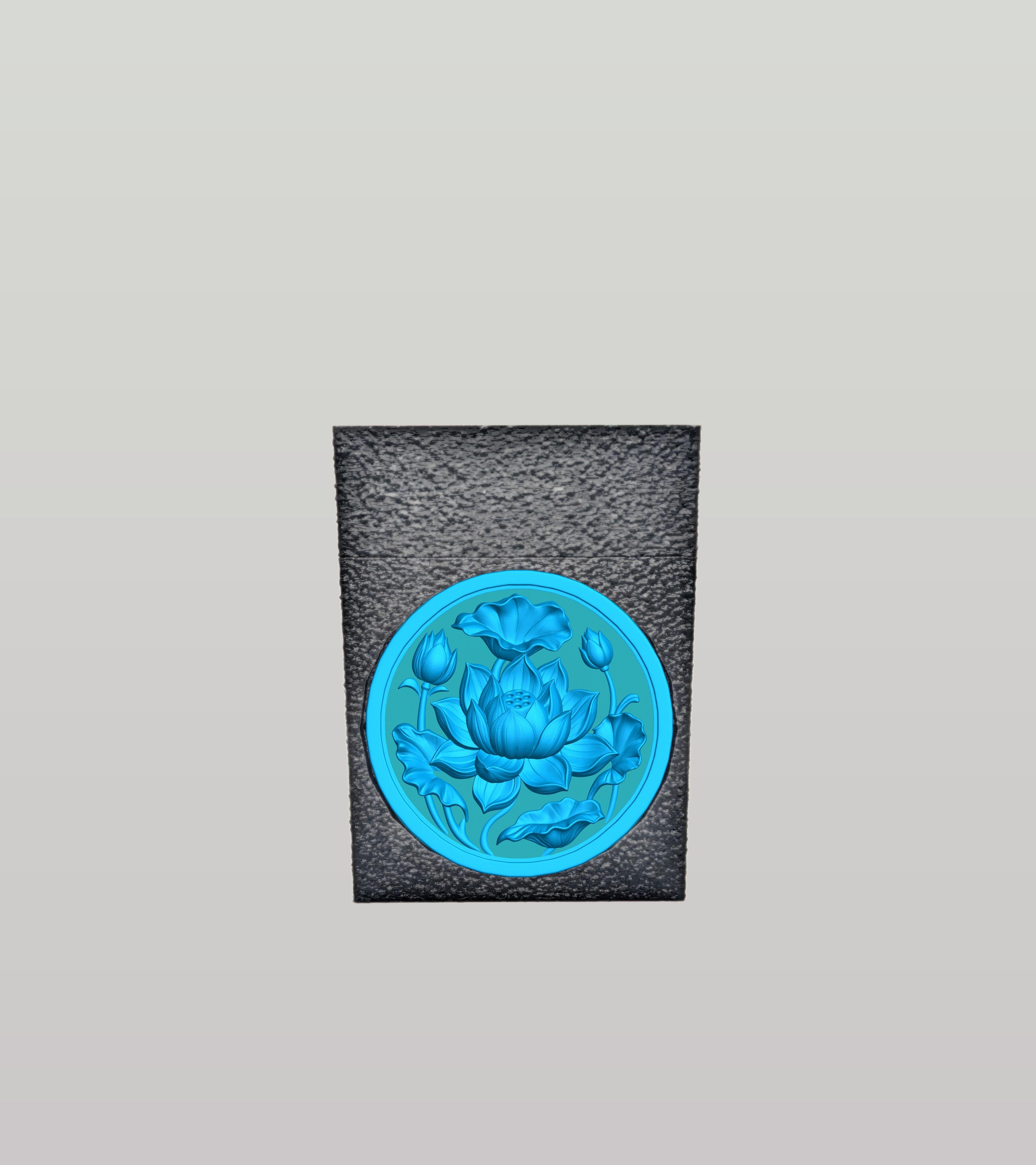 Lotus Card Box — Black
