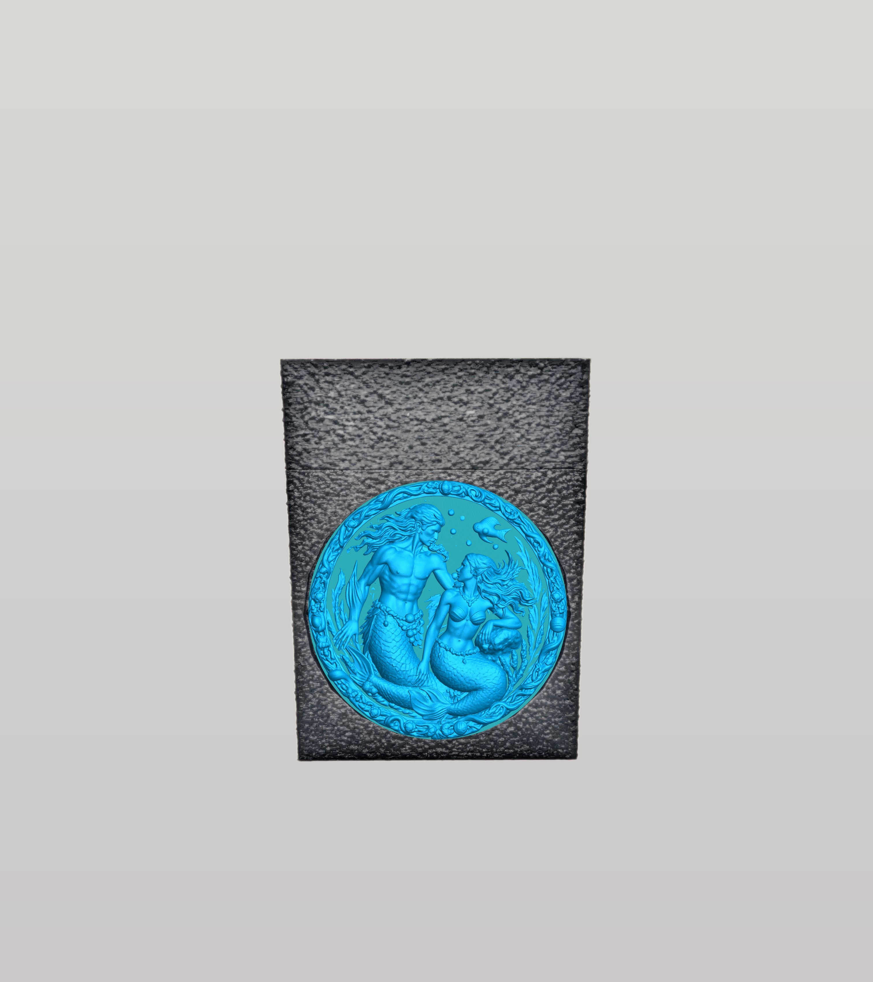 Merfolk Card Box — Black