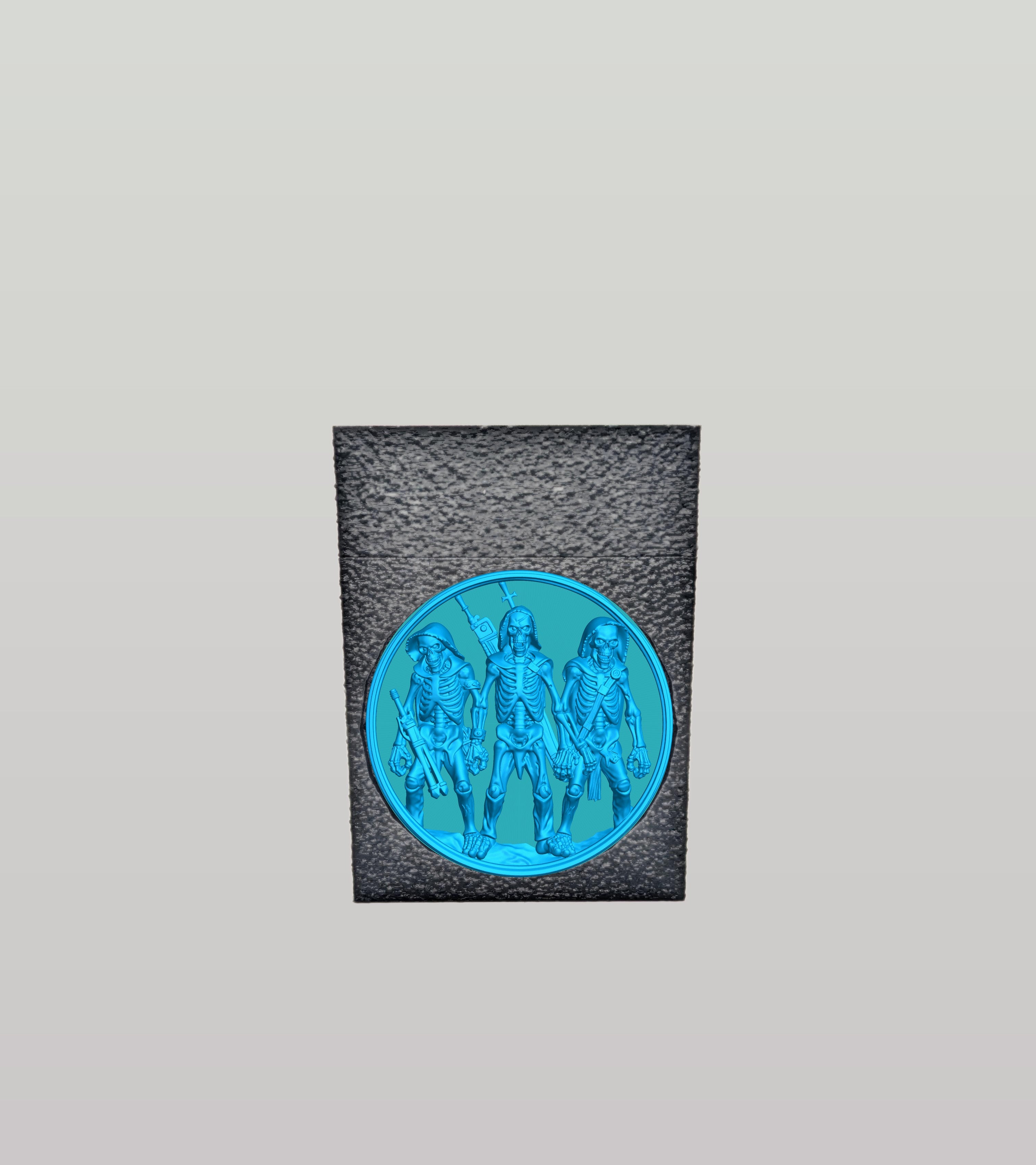 Skeleton Army Card Box — Black