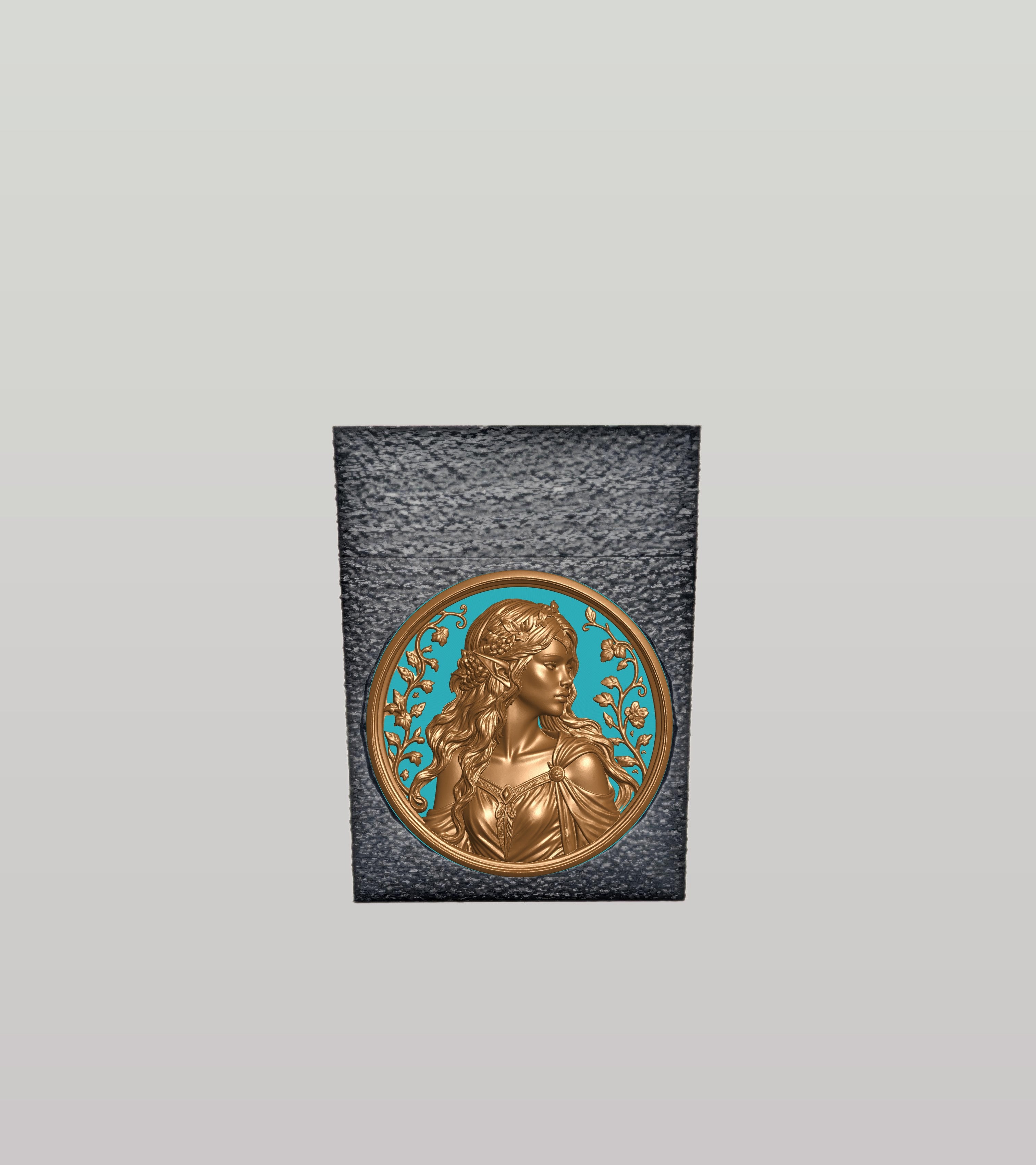 Elf Maiden Card Box — Black