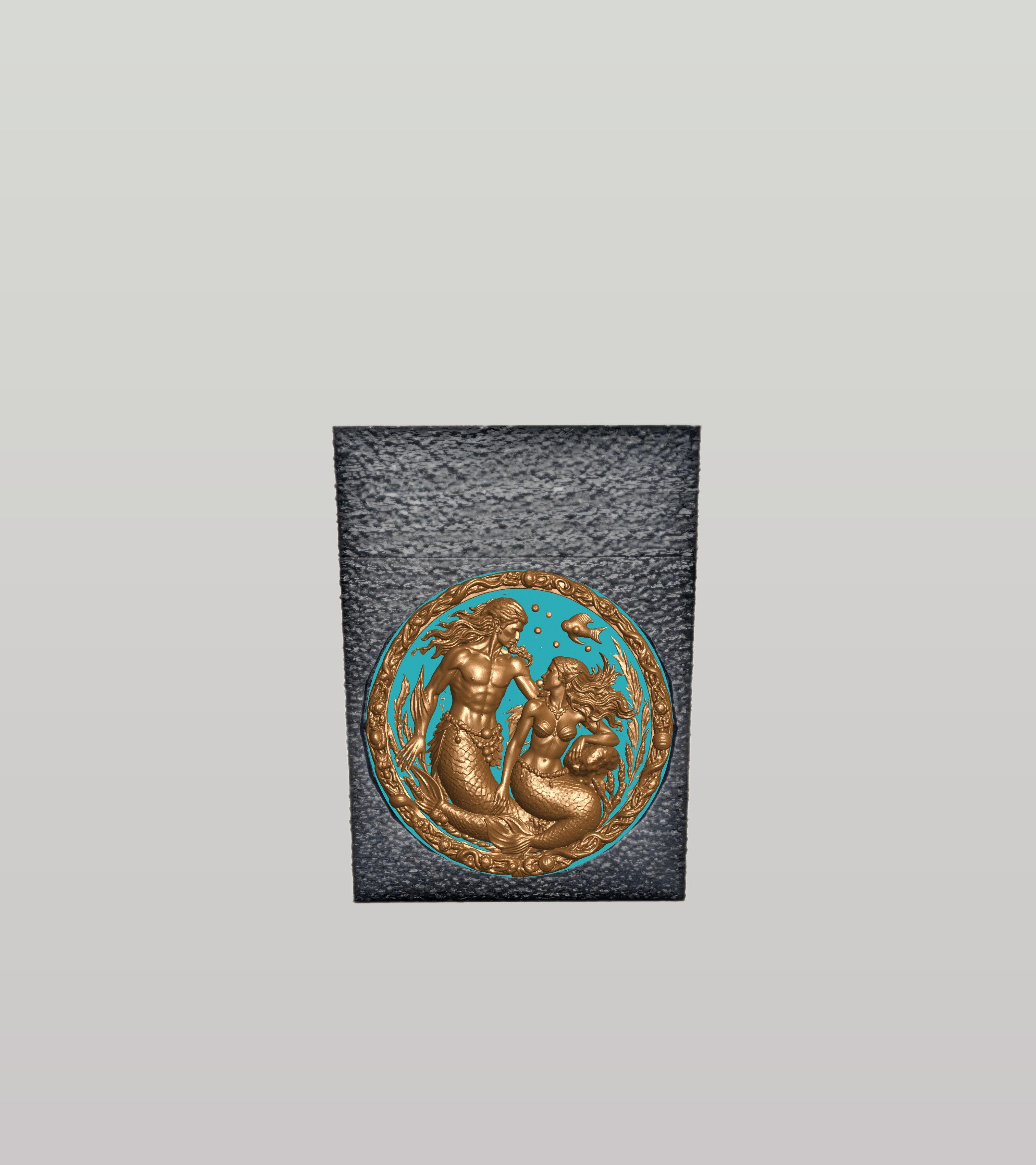 Merfolk Card Box — Black
