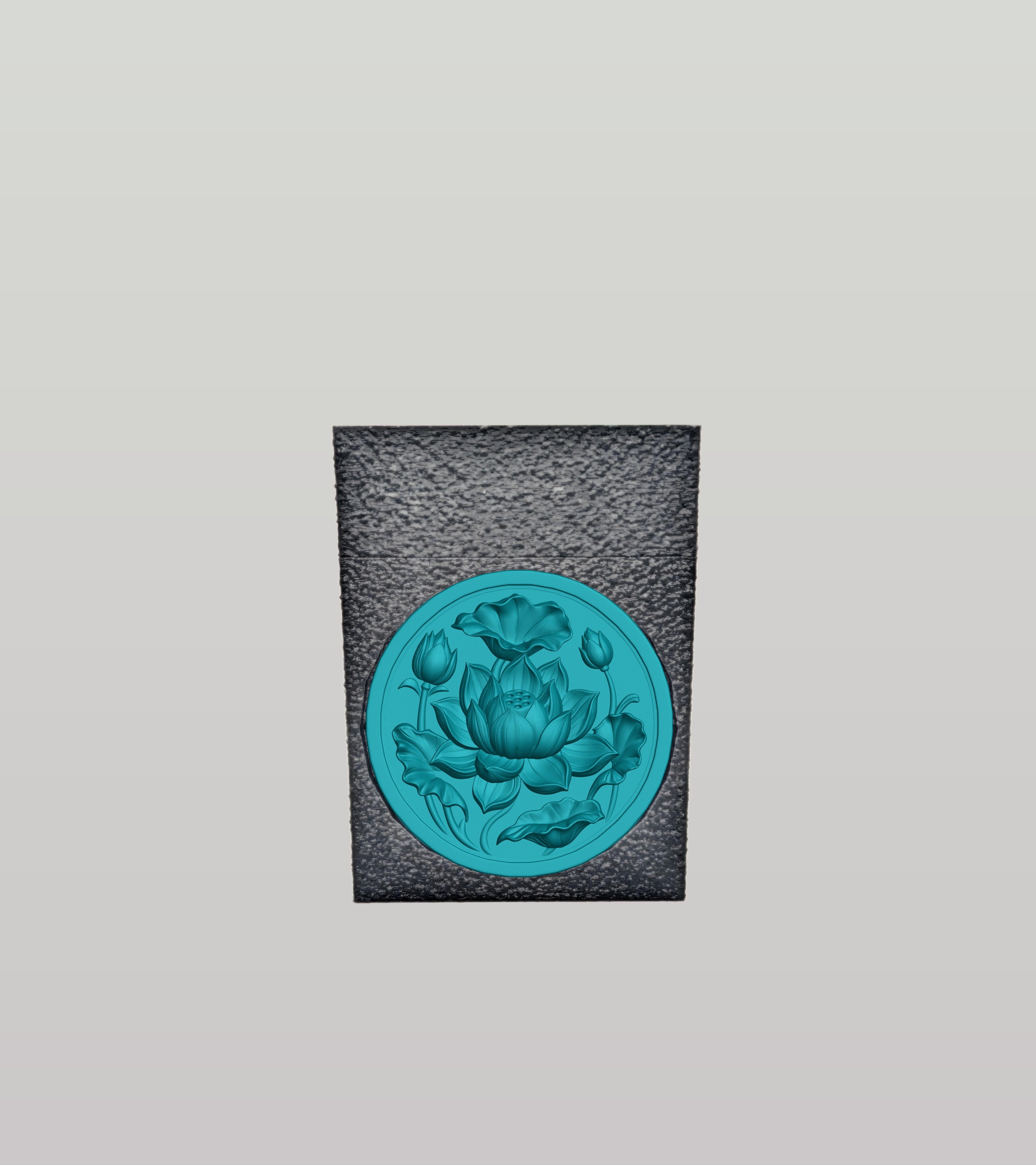 Lotus Card Box — Black