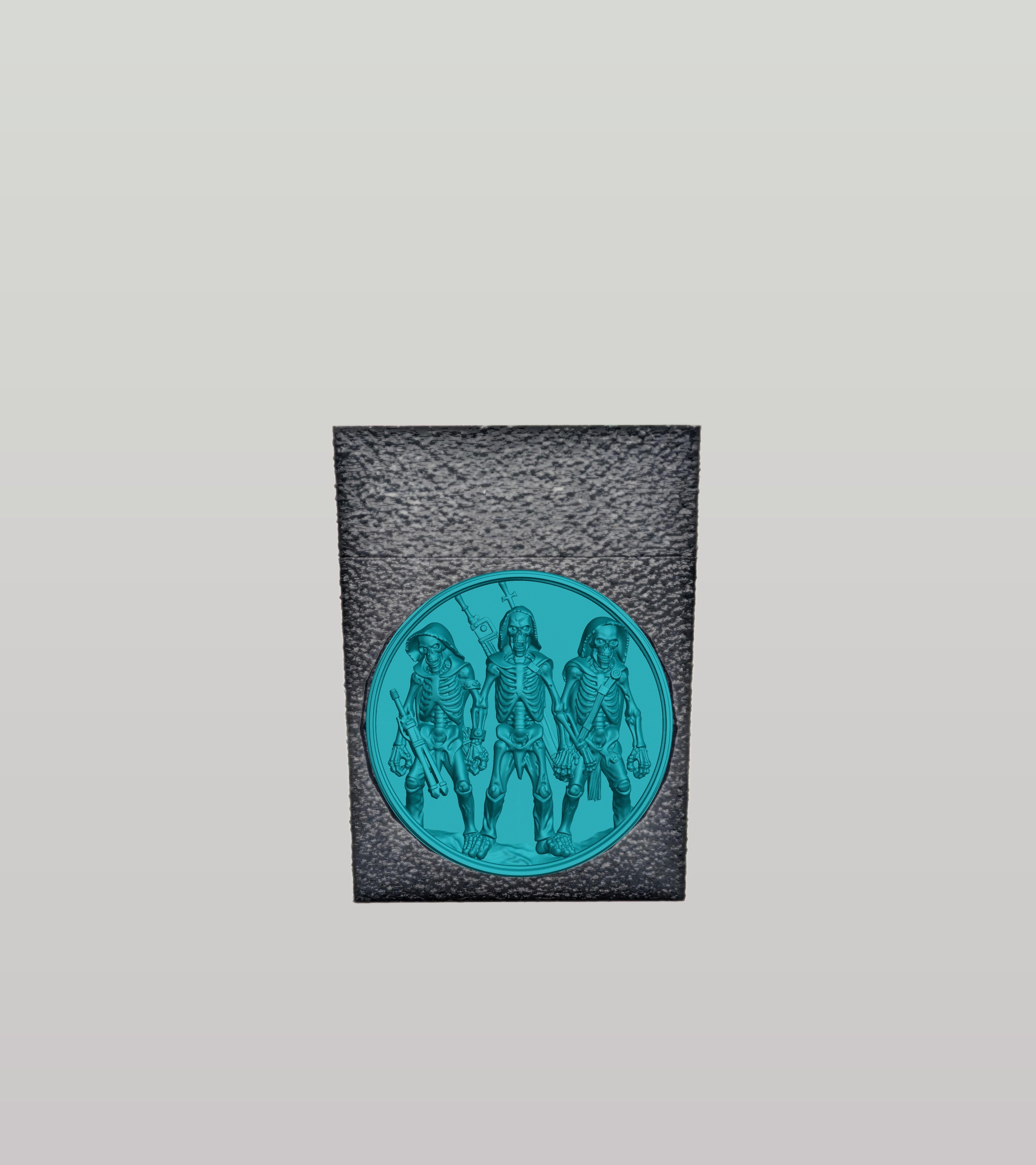 Skeleton Army Card Box — Black