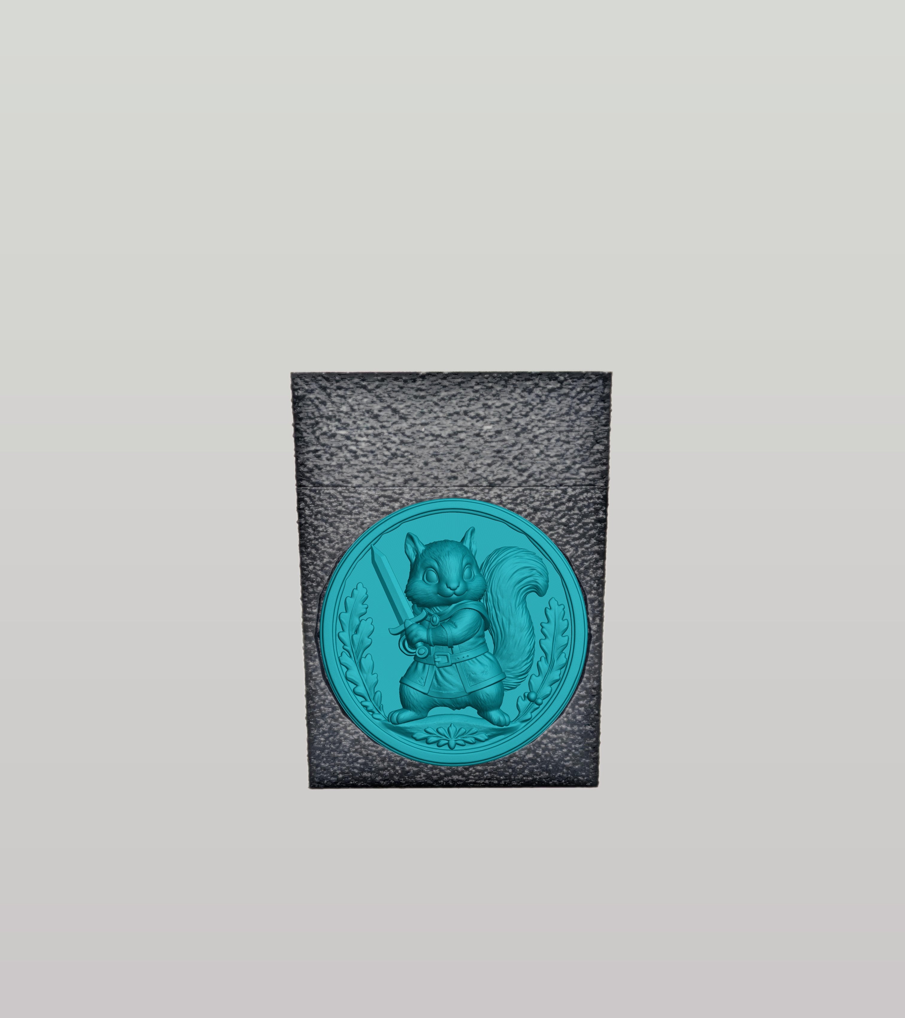 Squirrel Card Box — Black