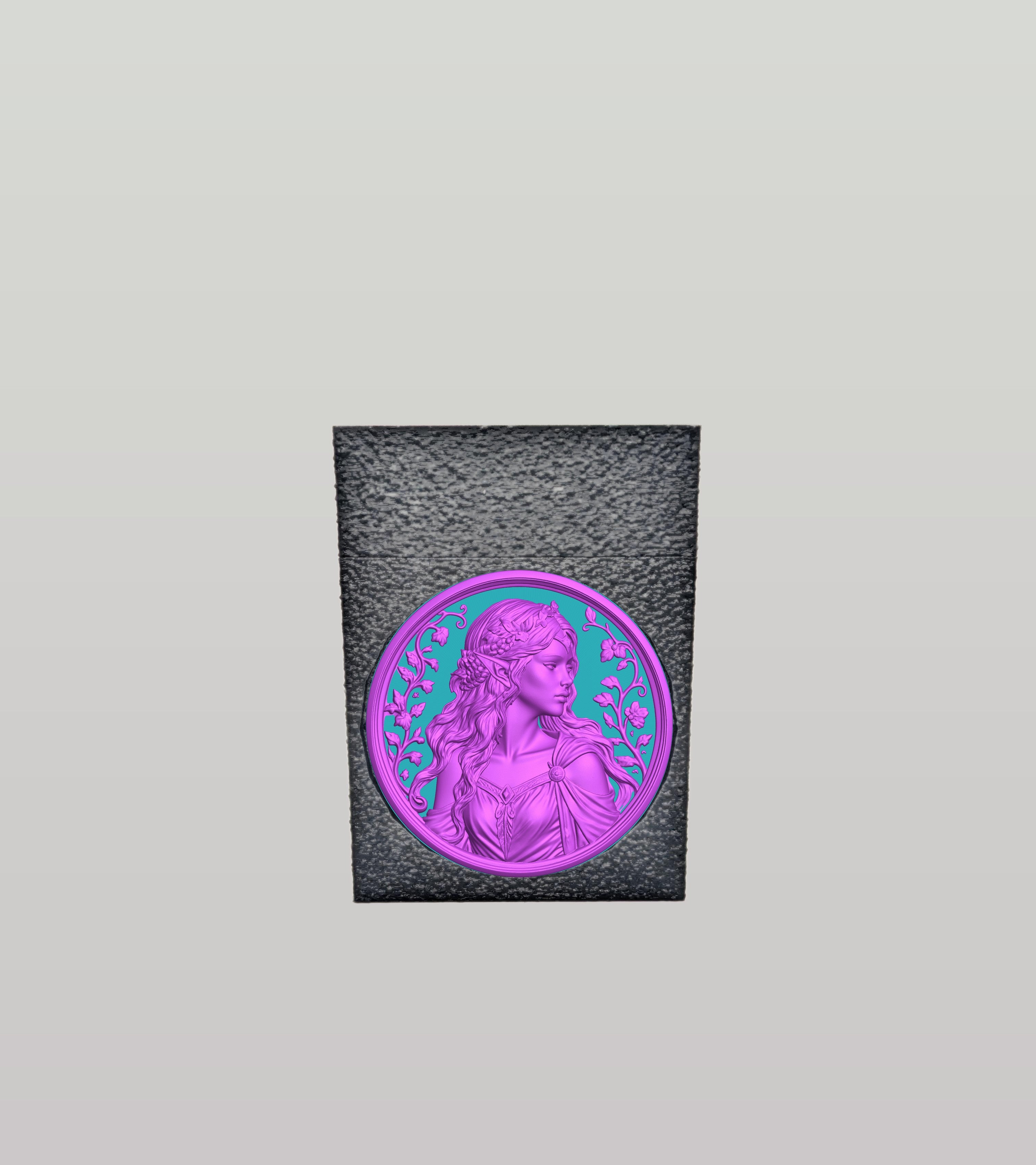 Elf Maiden Card Box — Black