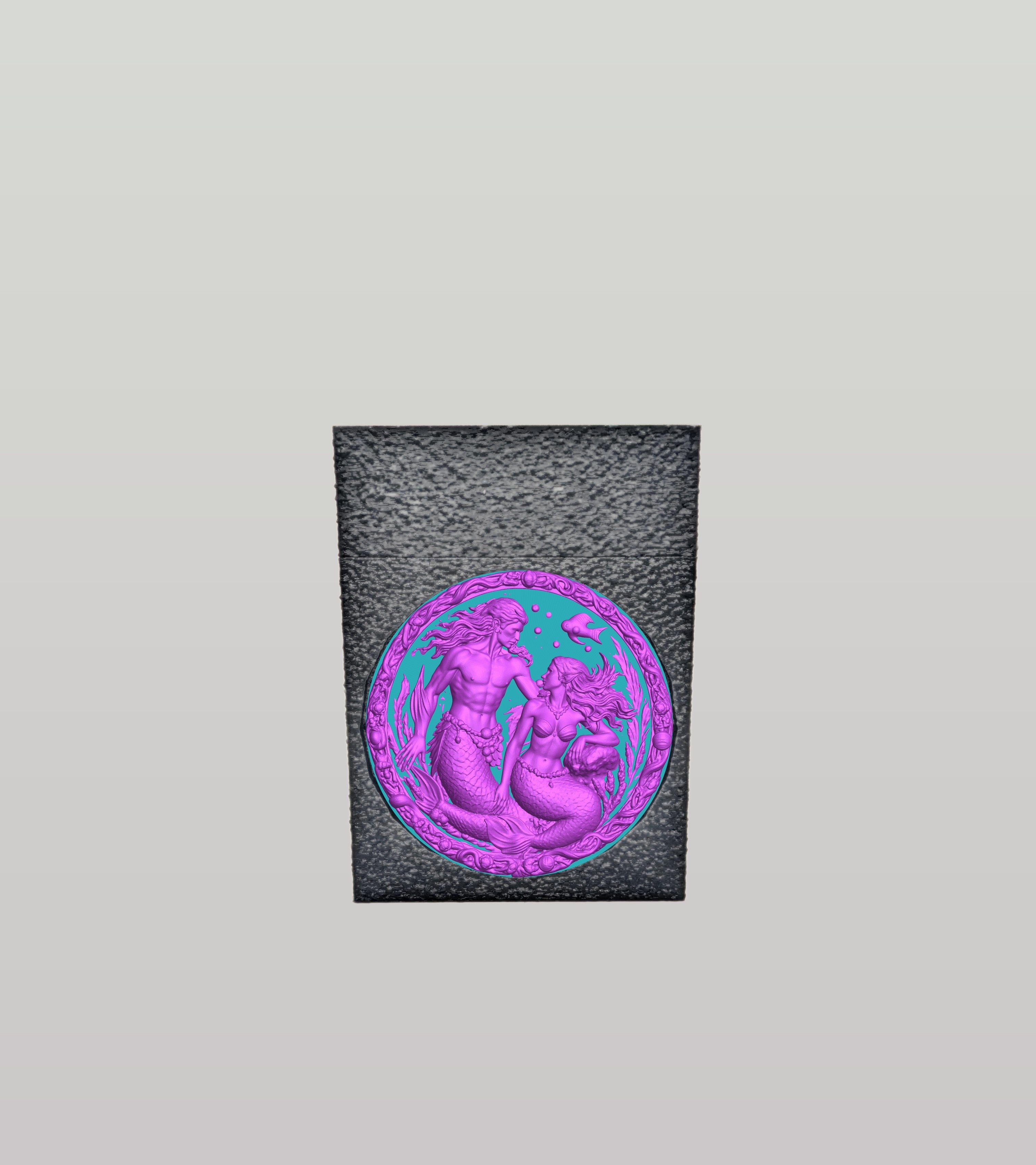 Merfolk Card Box — Black
