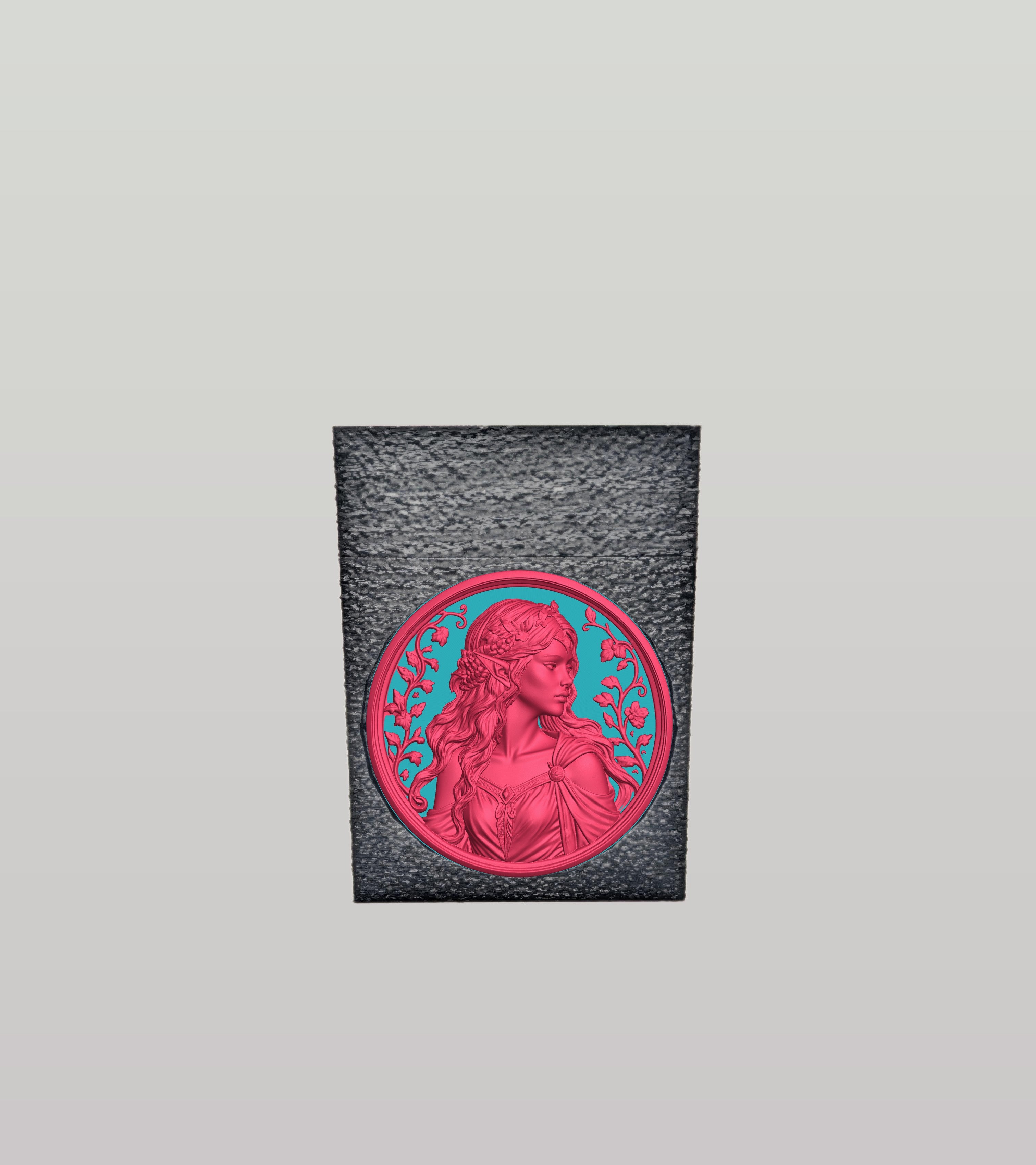 Elf Maiden Card Box — Black