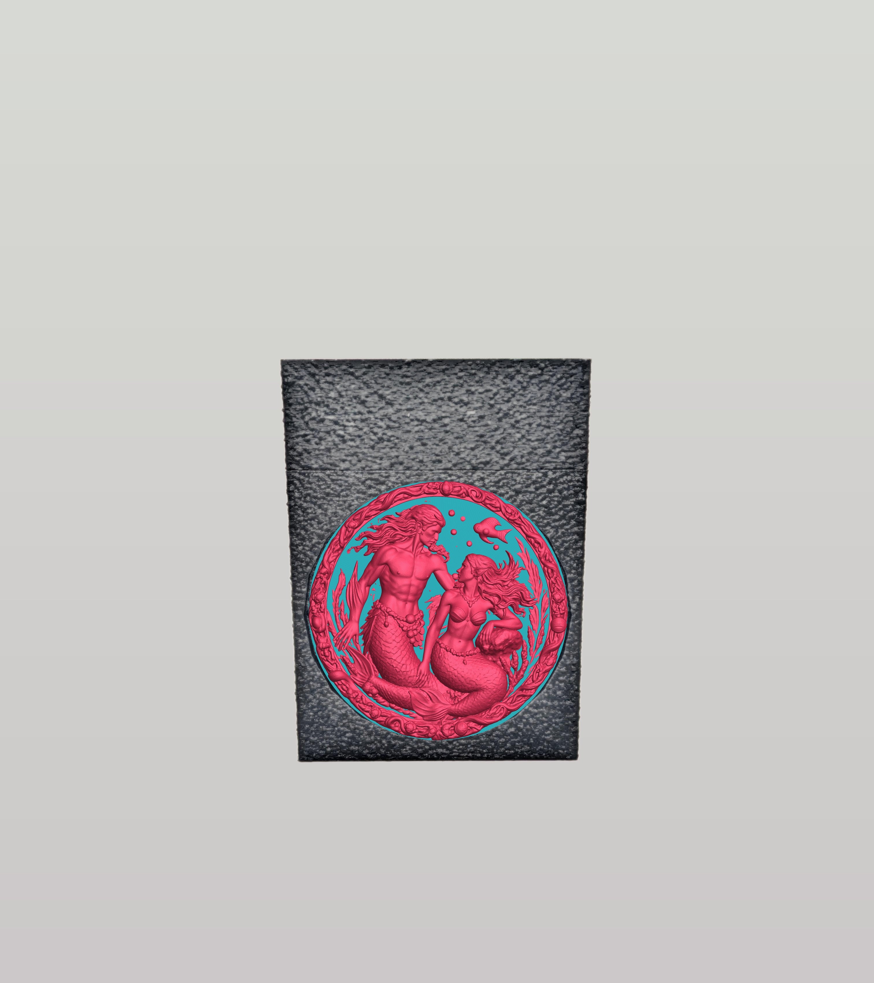 Merfolk Card Box — Black