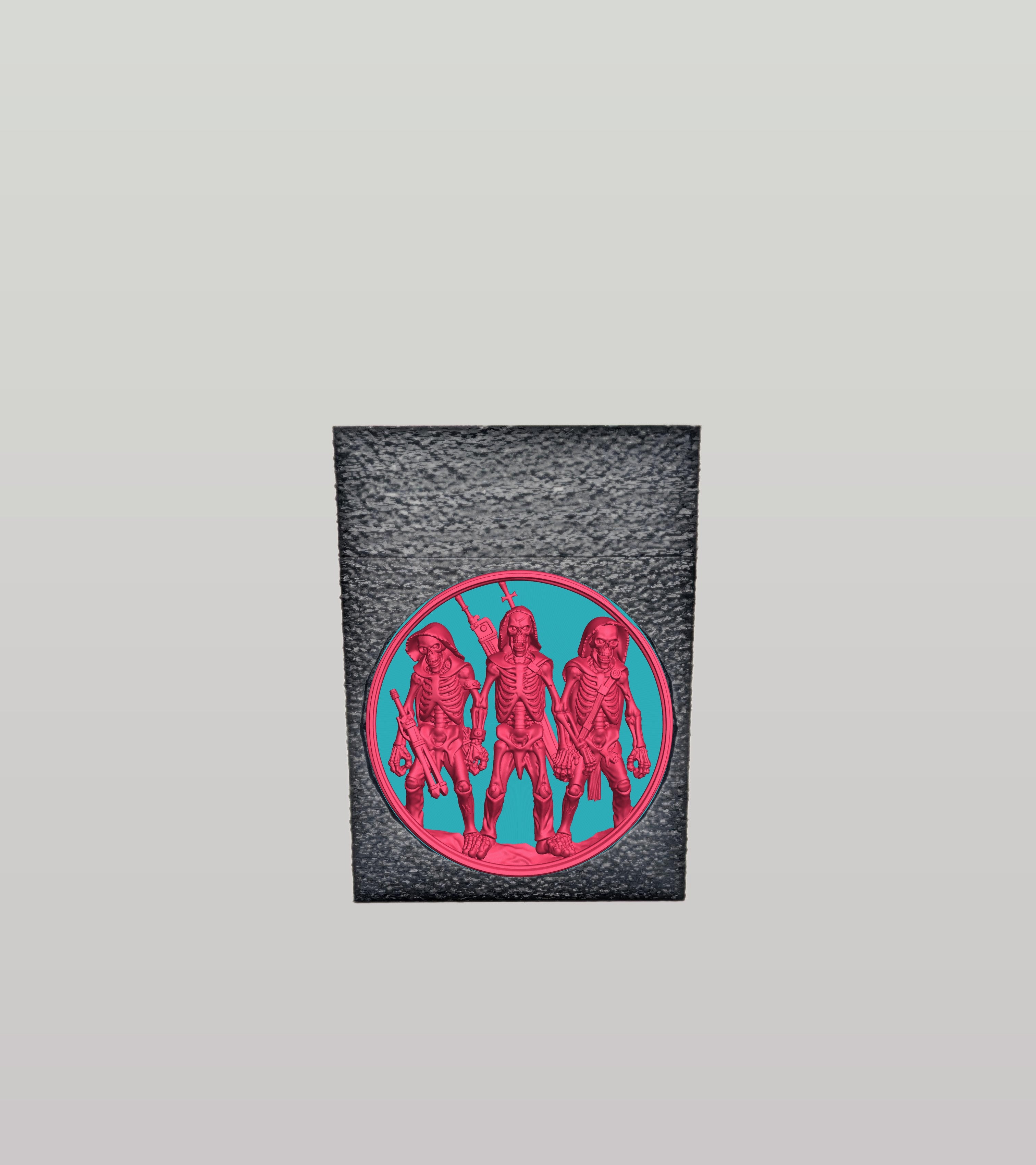 Skeleton Army Card Box — Black