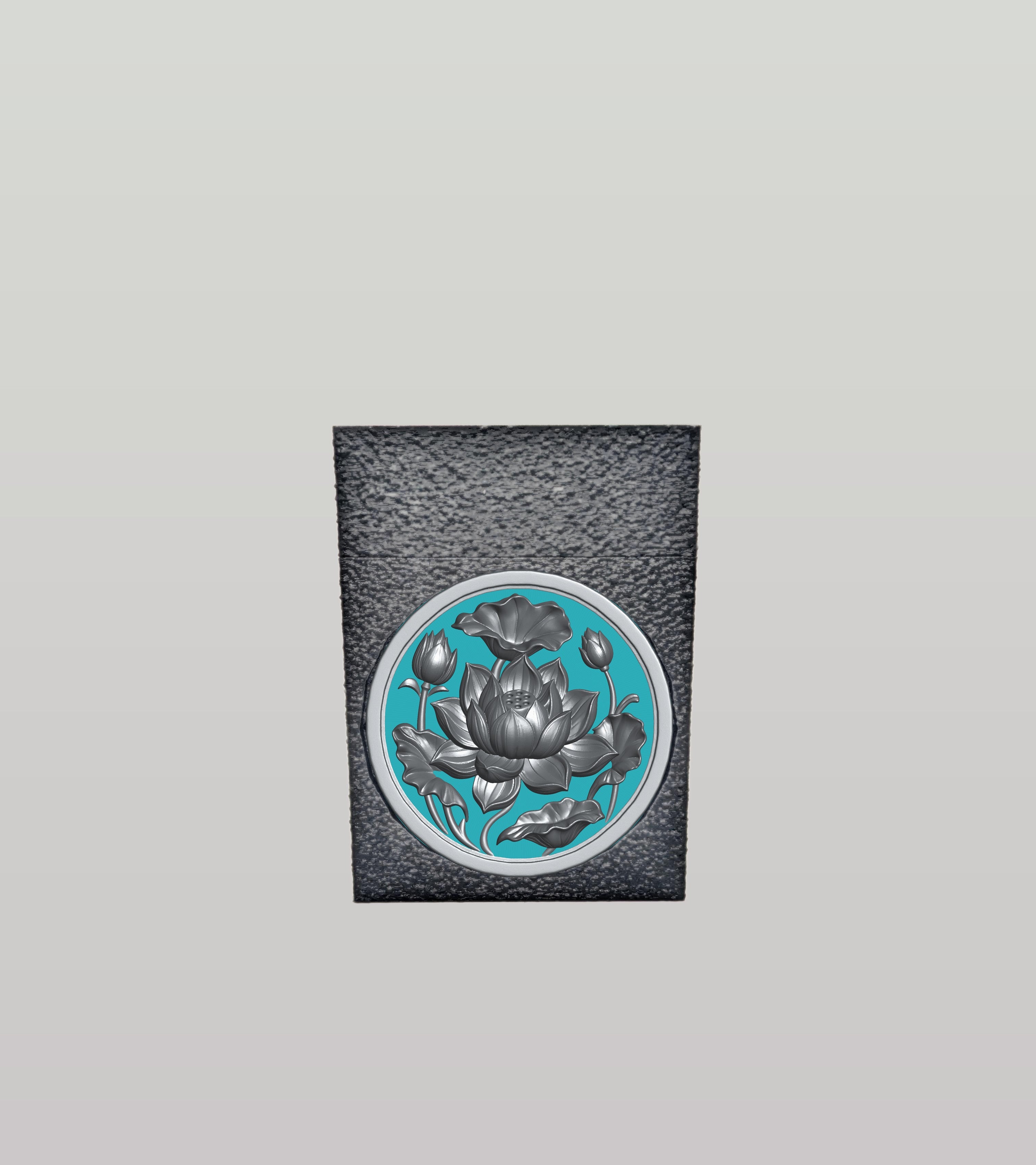 Lotus Card Box — Black
