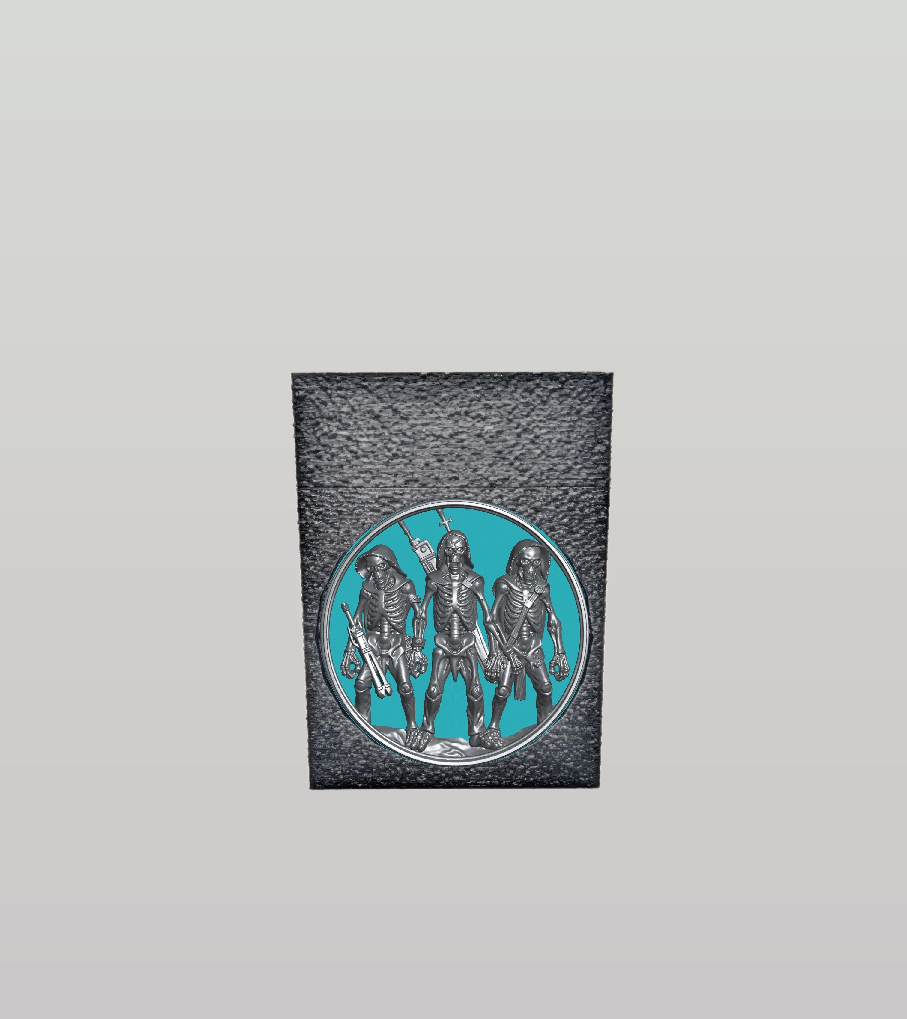 Skeleton Army Card Box — Black