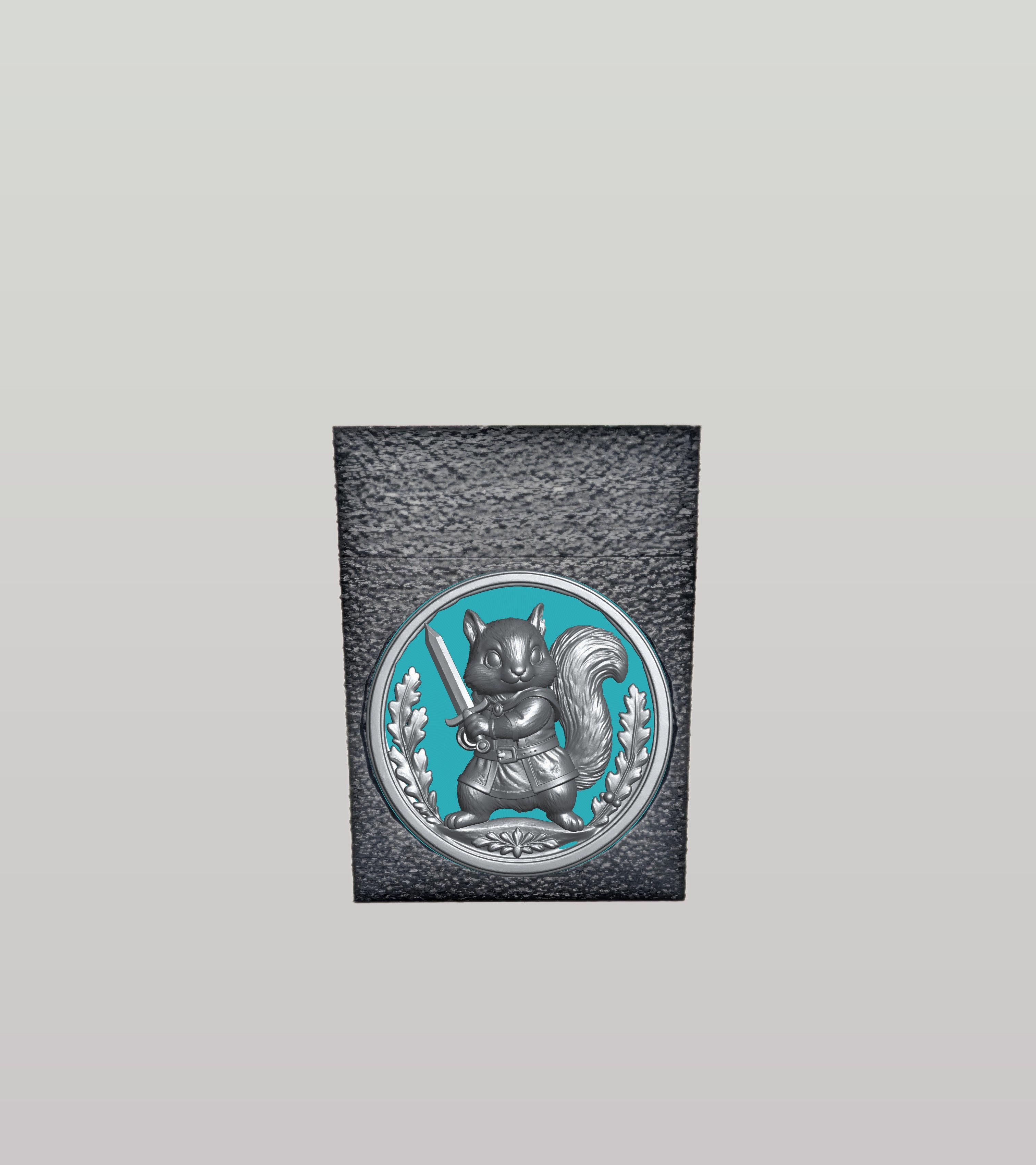 Squirrel Card Box — Black