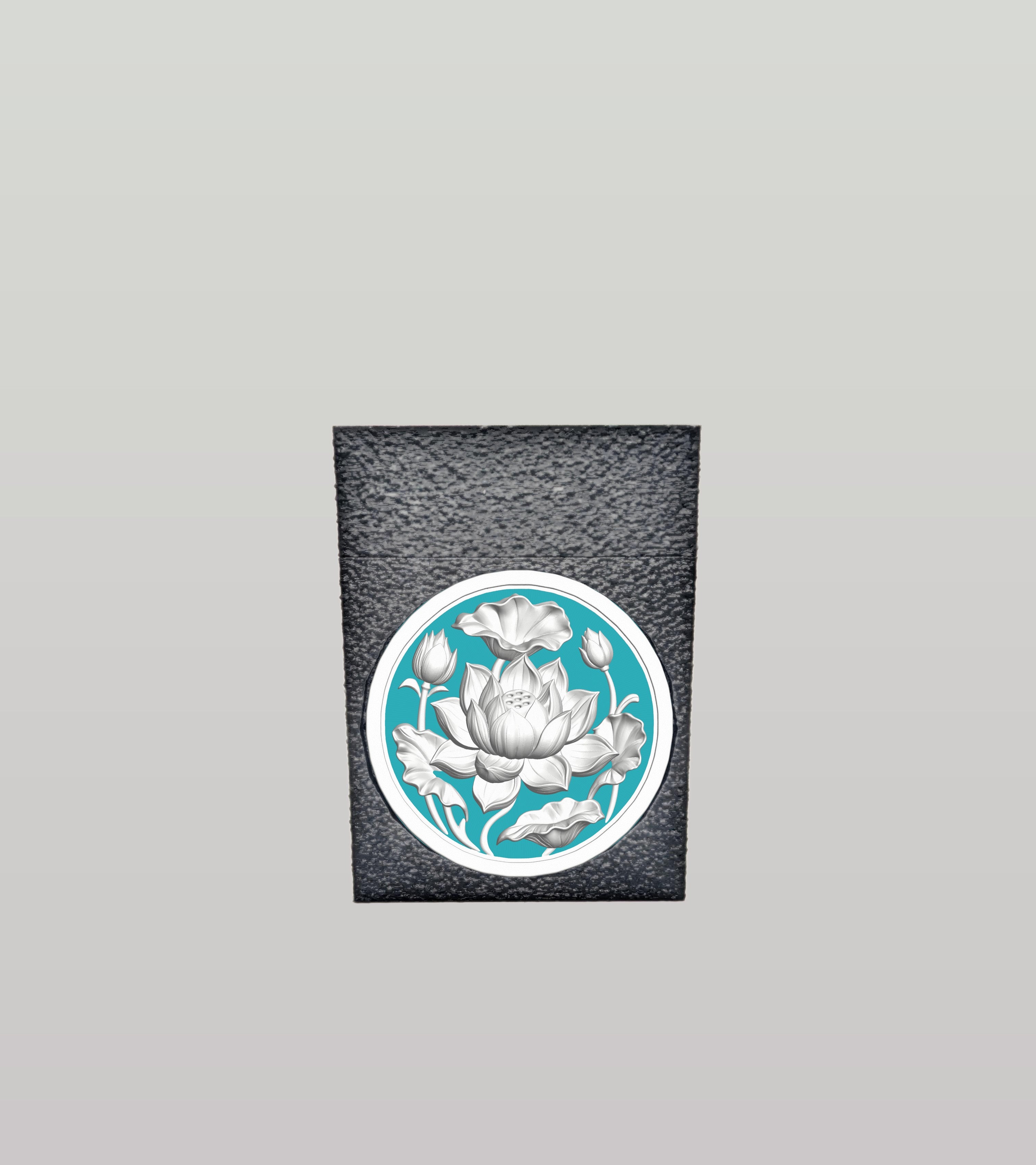 Lotus Card Box — Black