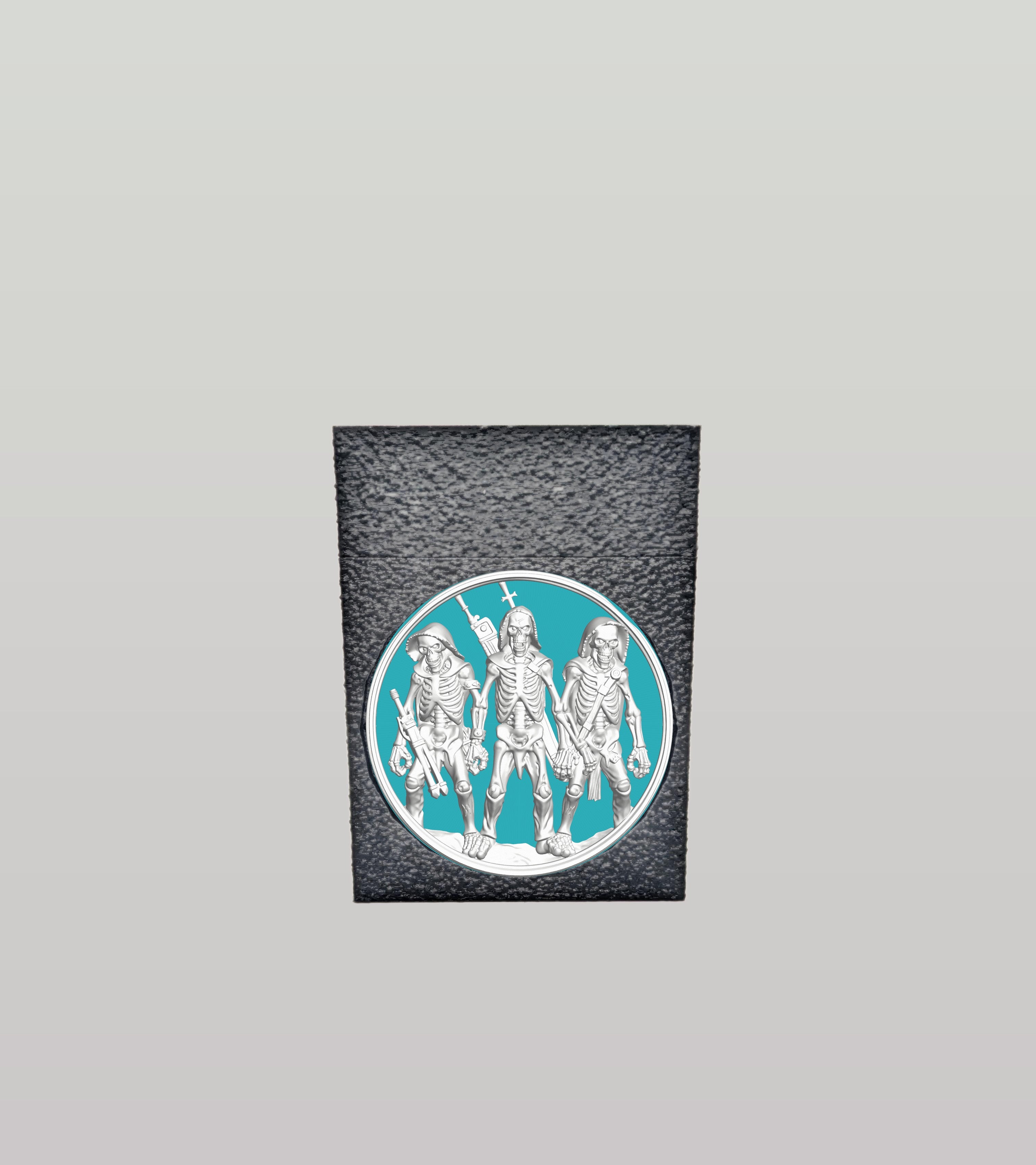 Skeleton Army Card Box — Black