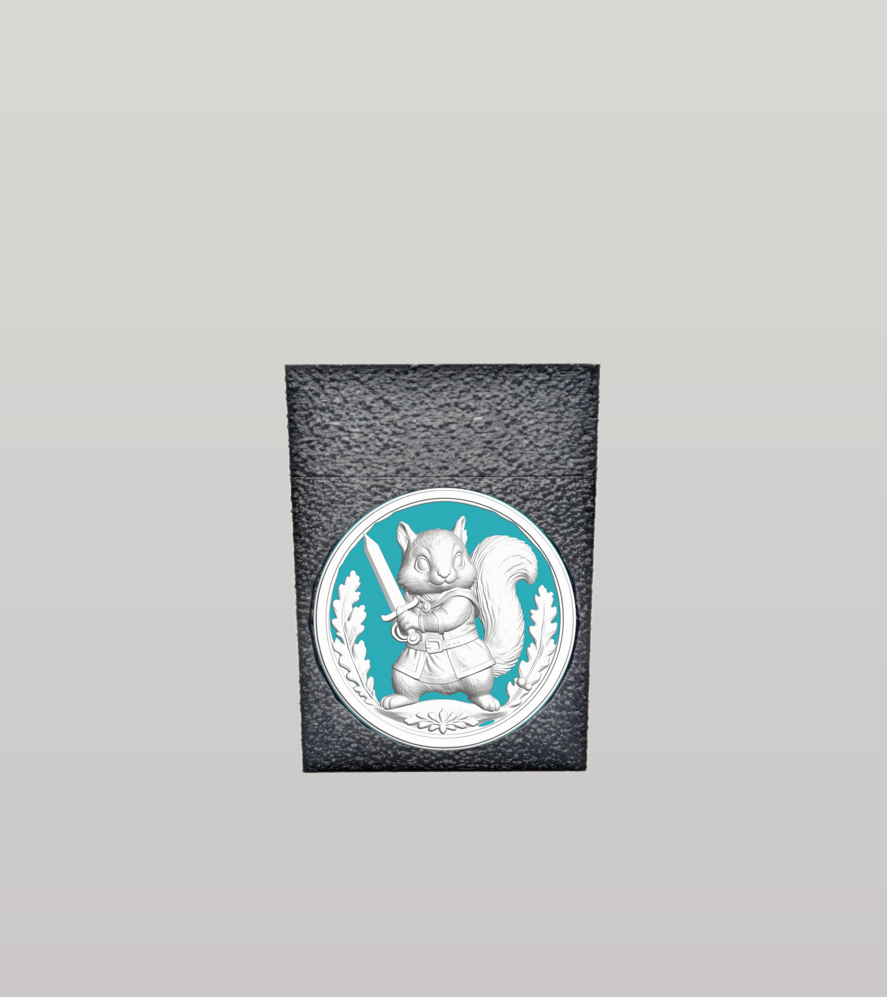 Squirrel Card Box — Black