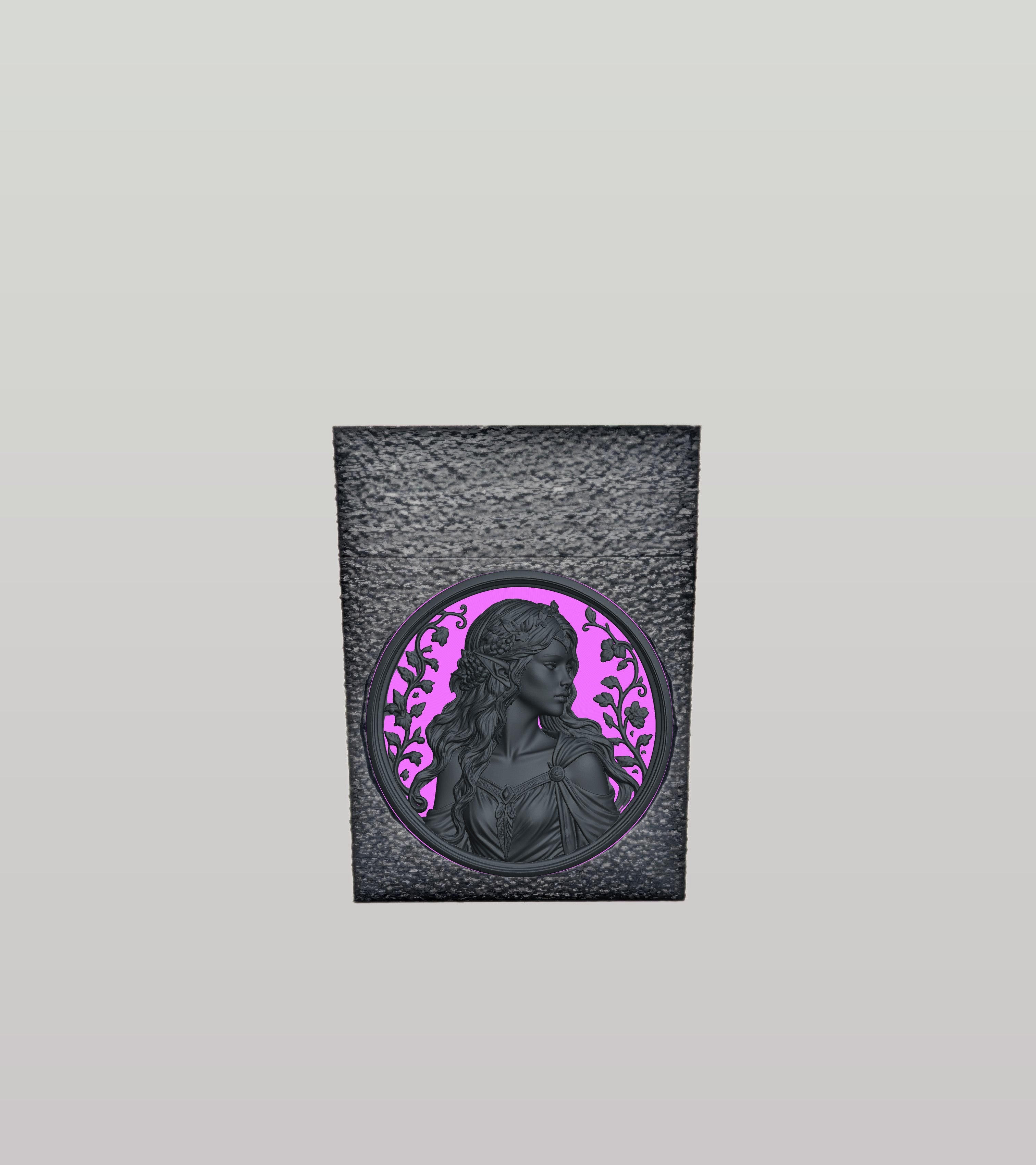 Elf Maiden Card Box — Black