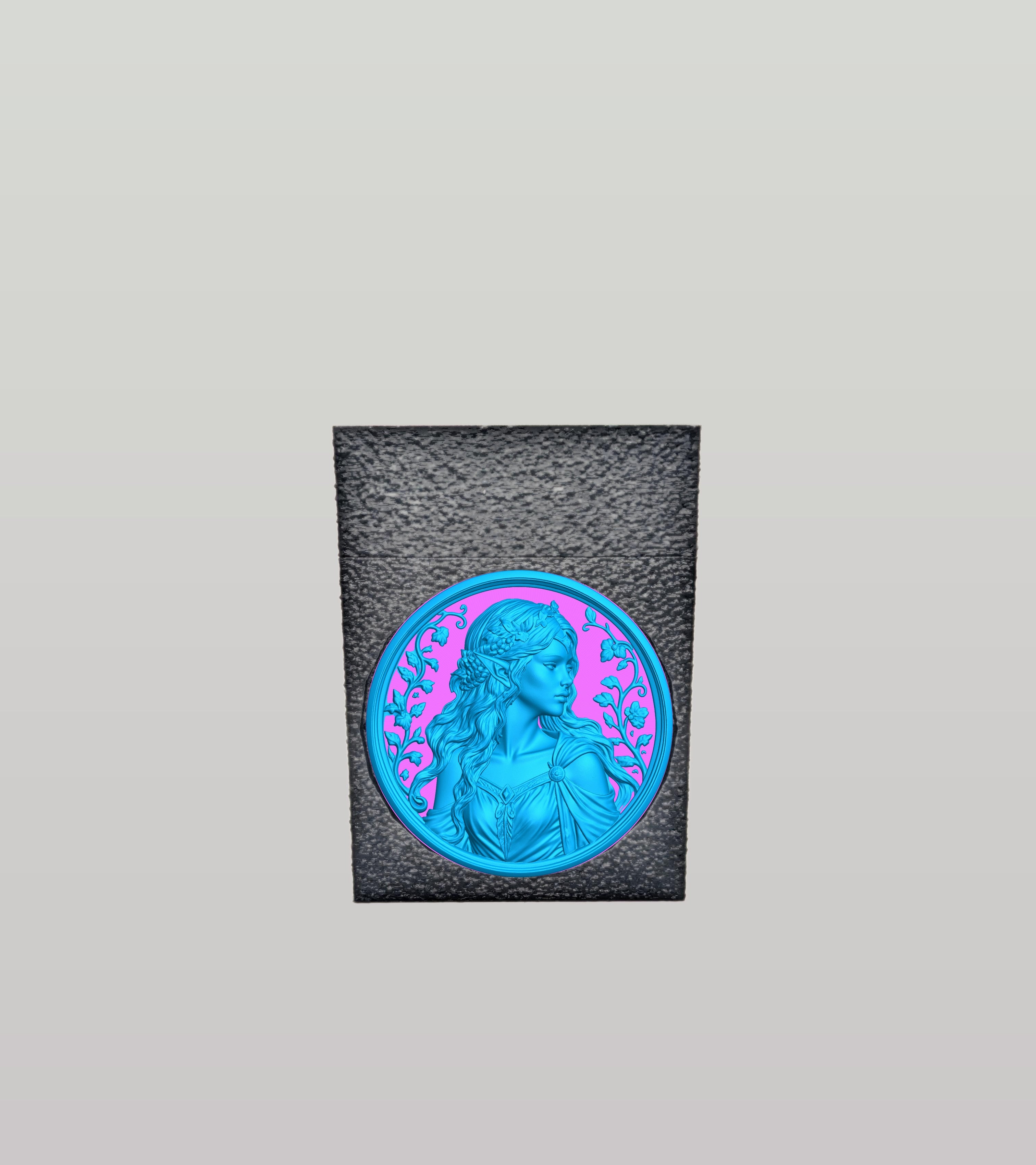 Elf Maiden Card Box — Black