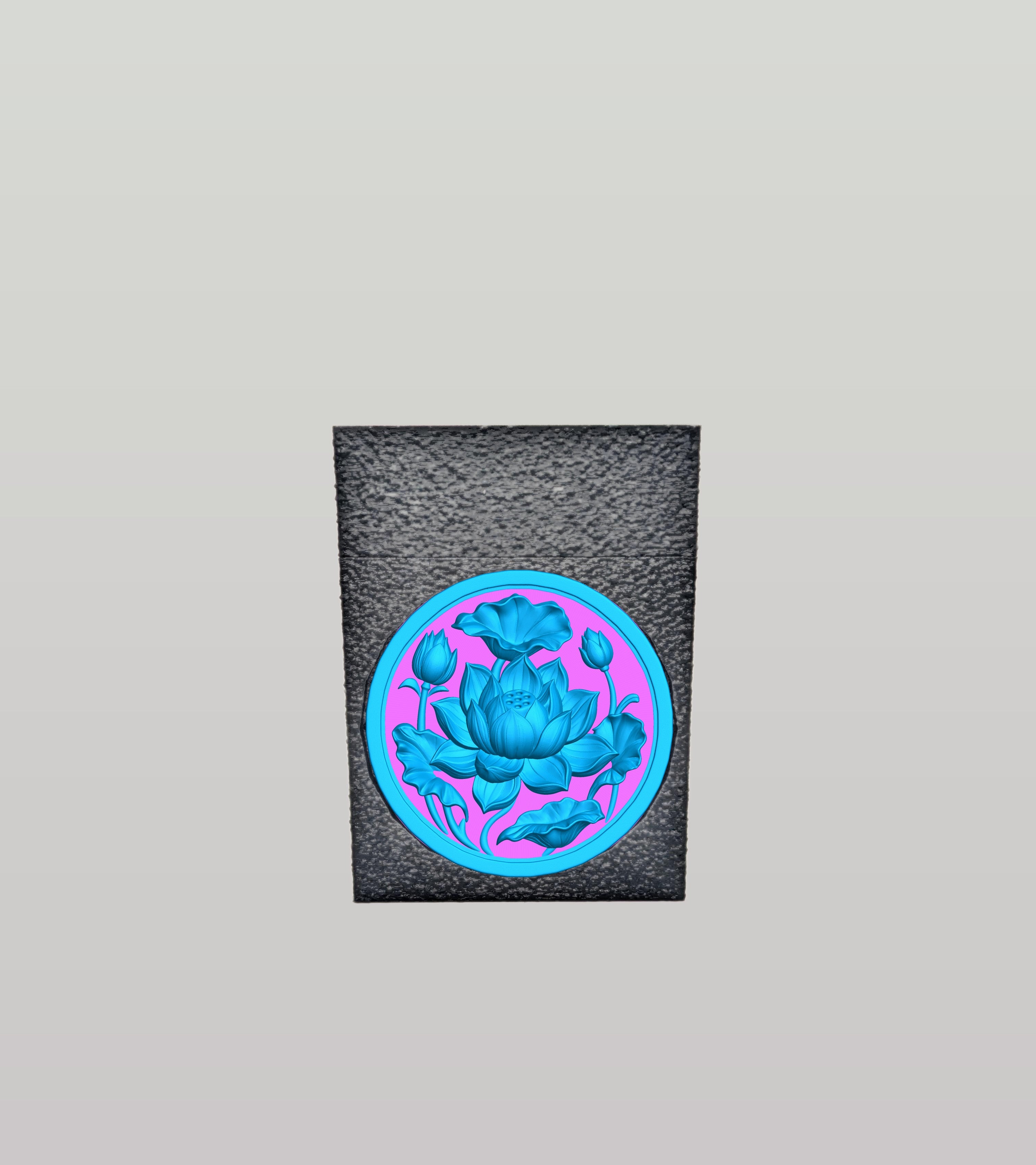 Lotus Card Box — Black