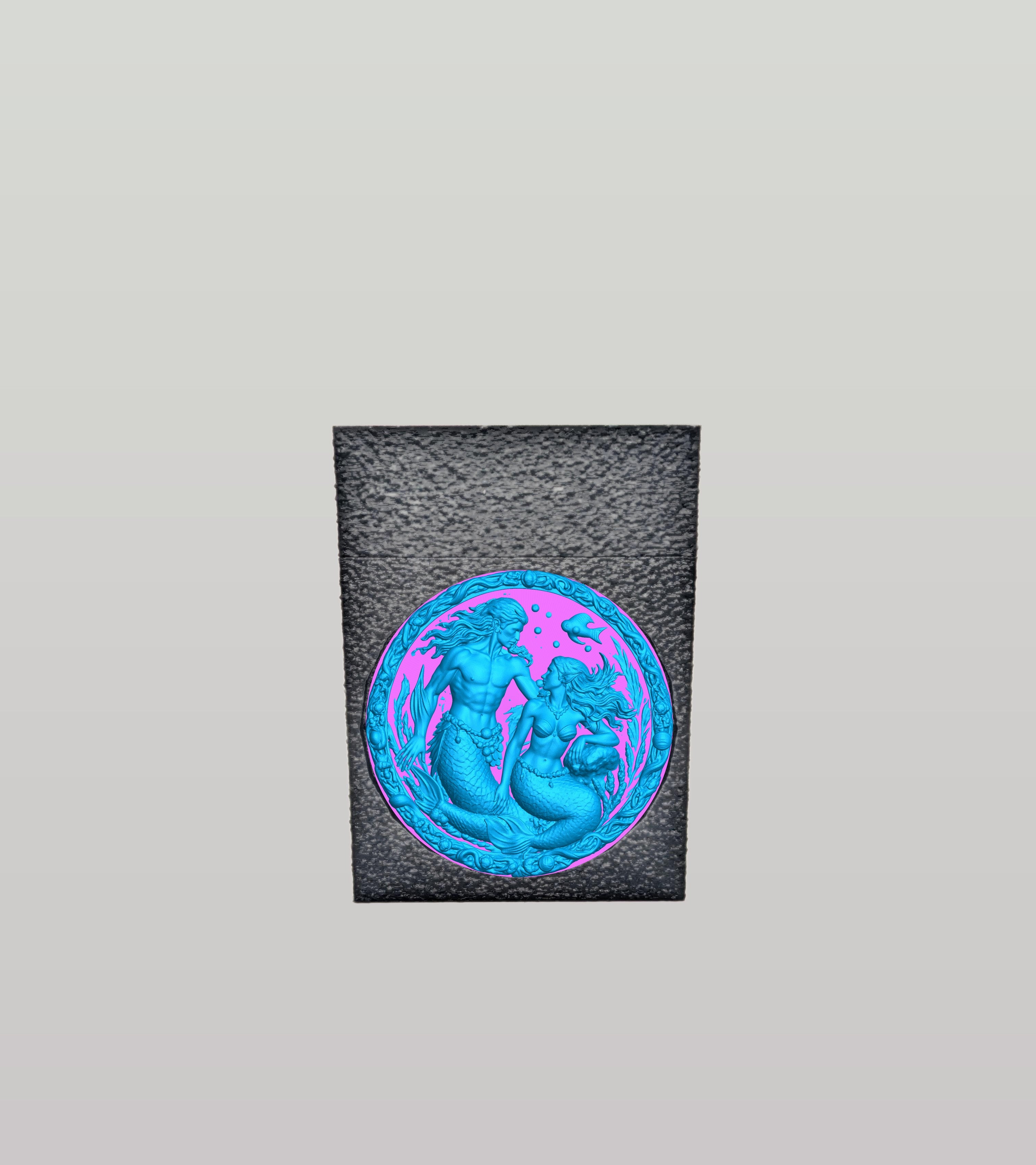 Merfolk Card Box — Black