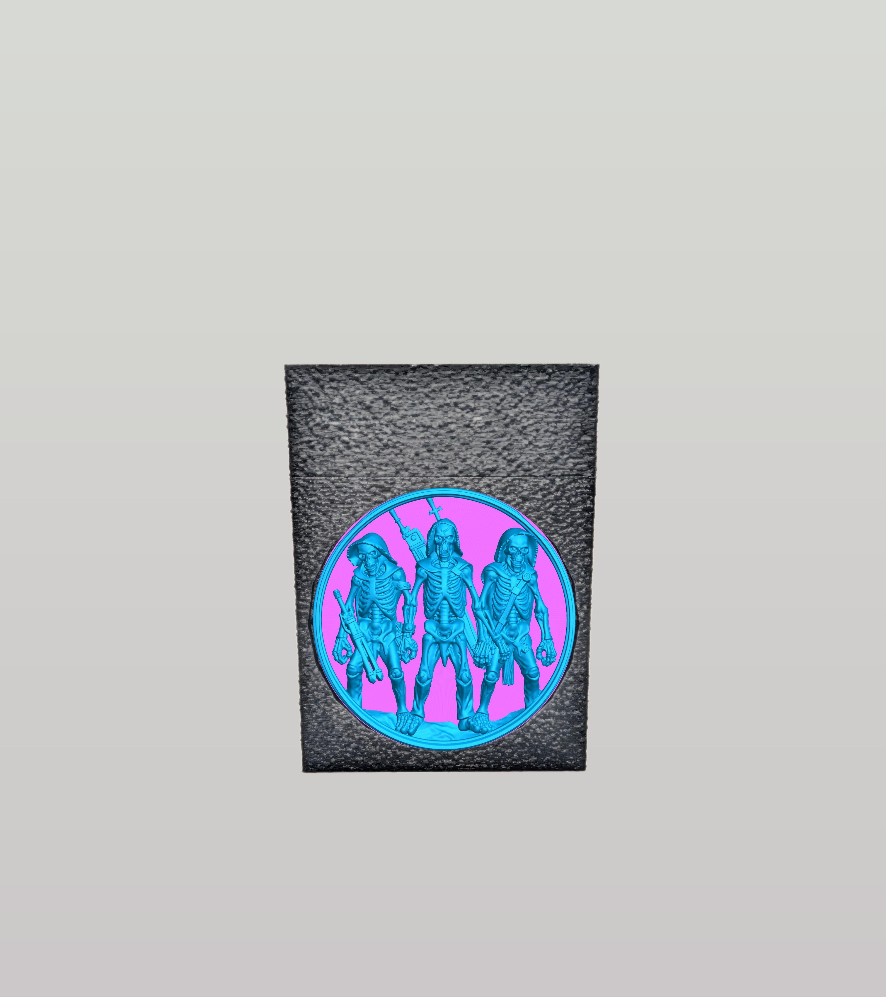 Skeleton Army Card Box — Black