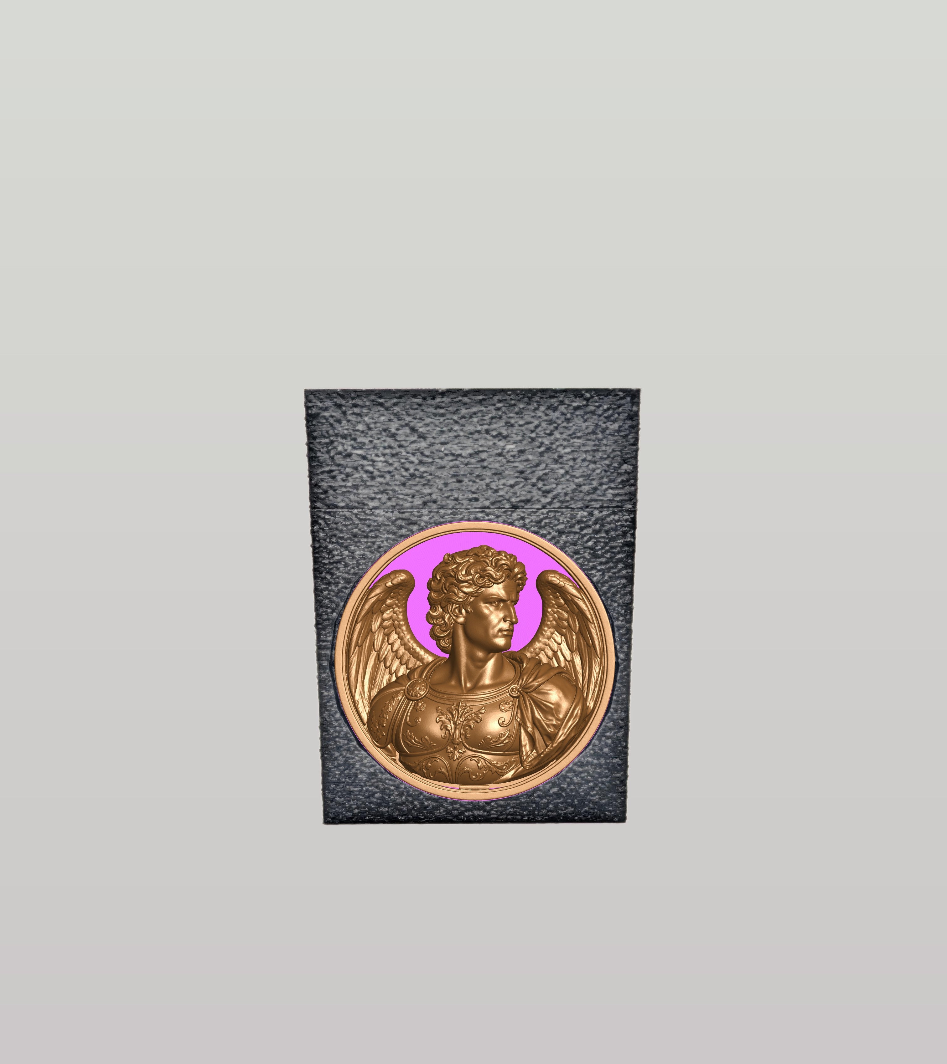 Angel Card Box — Black