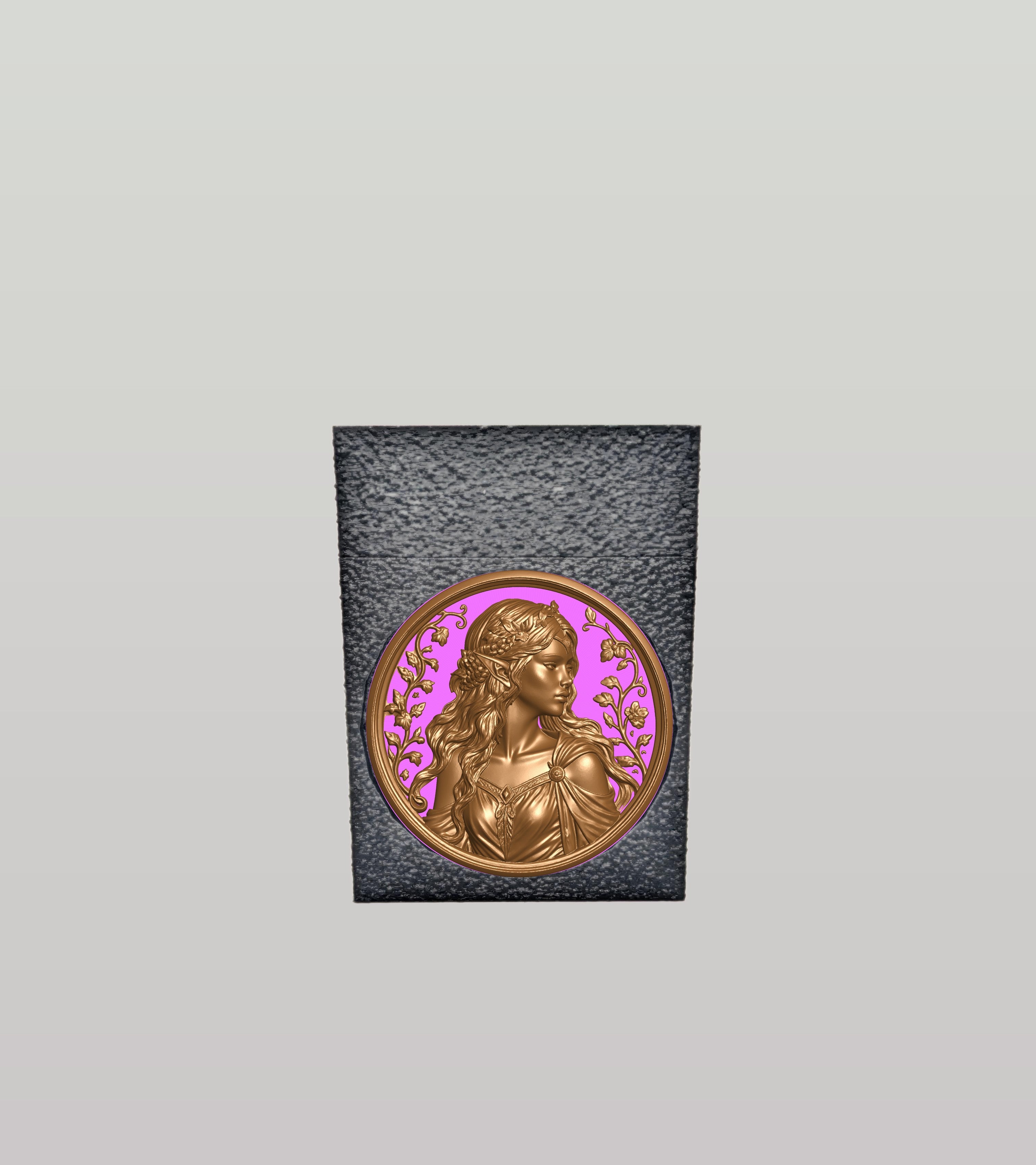 Elf Maiden Card Box — Black