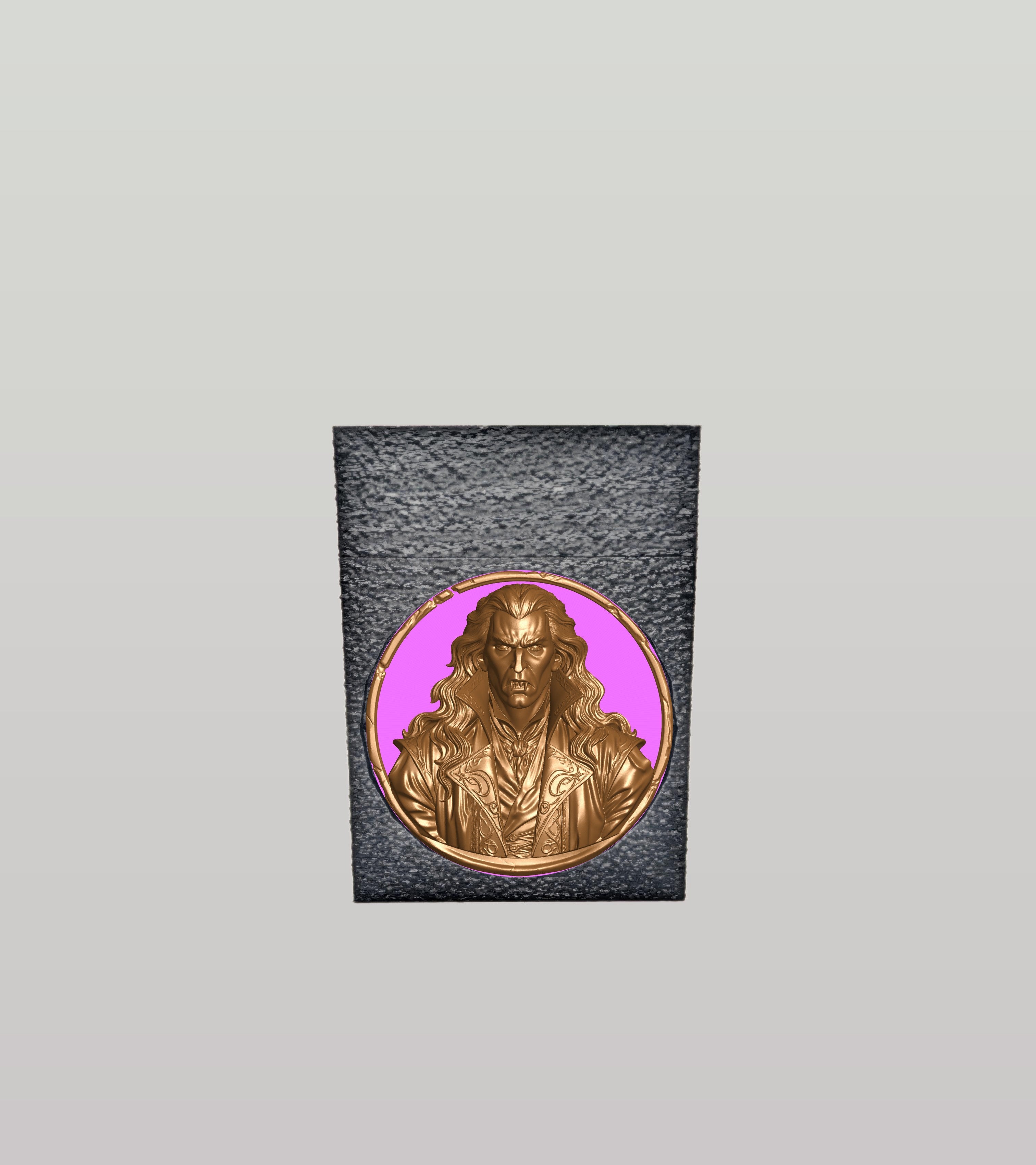 Gothic Vampire Card Box — Black
