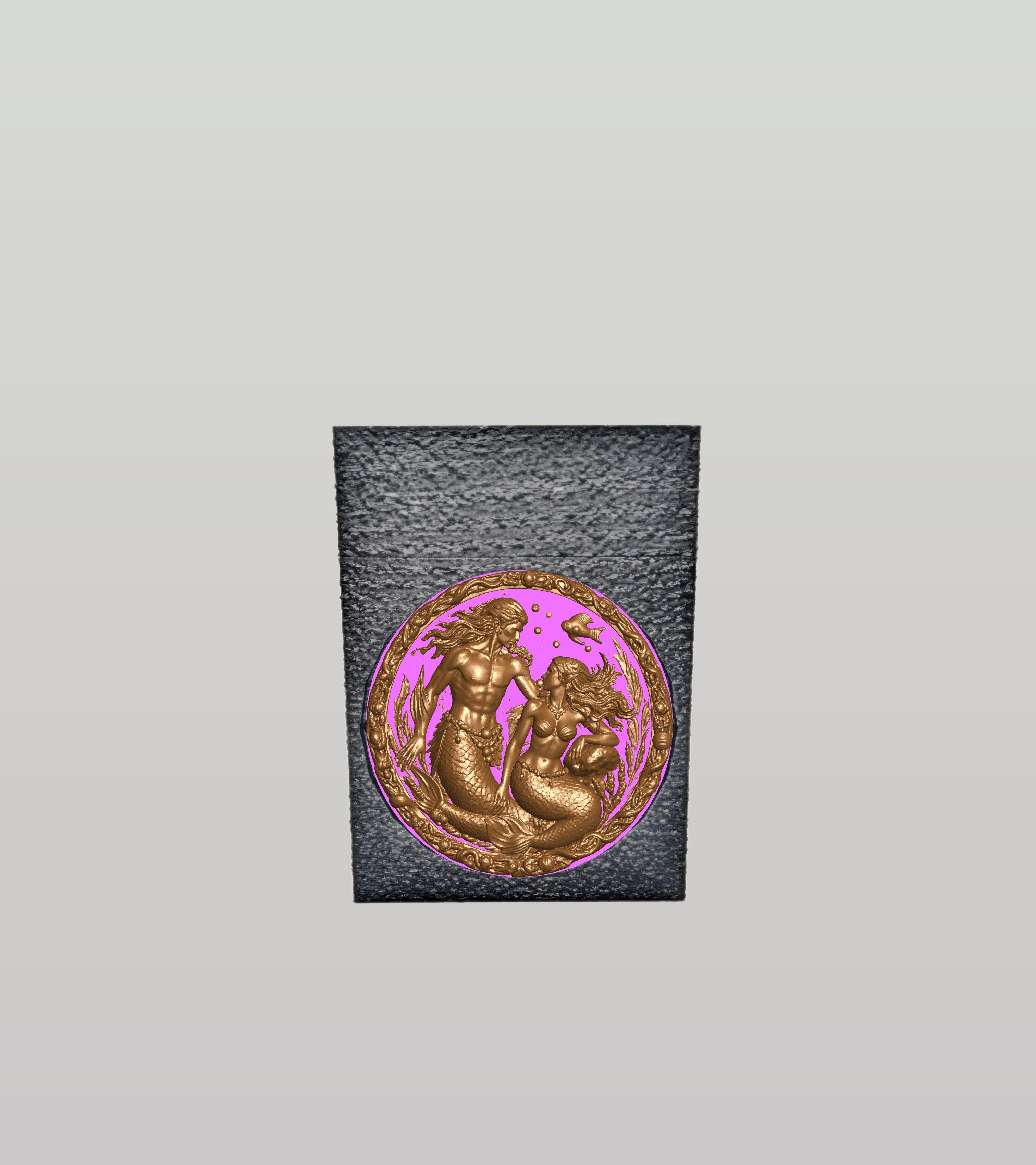 Merfolk Card Box — Black