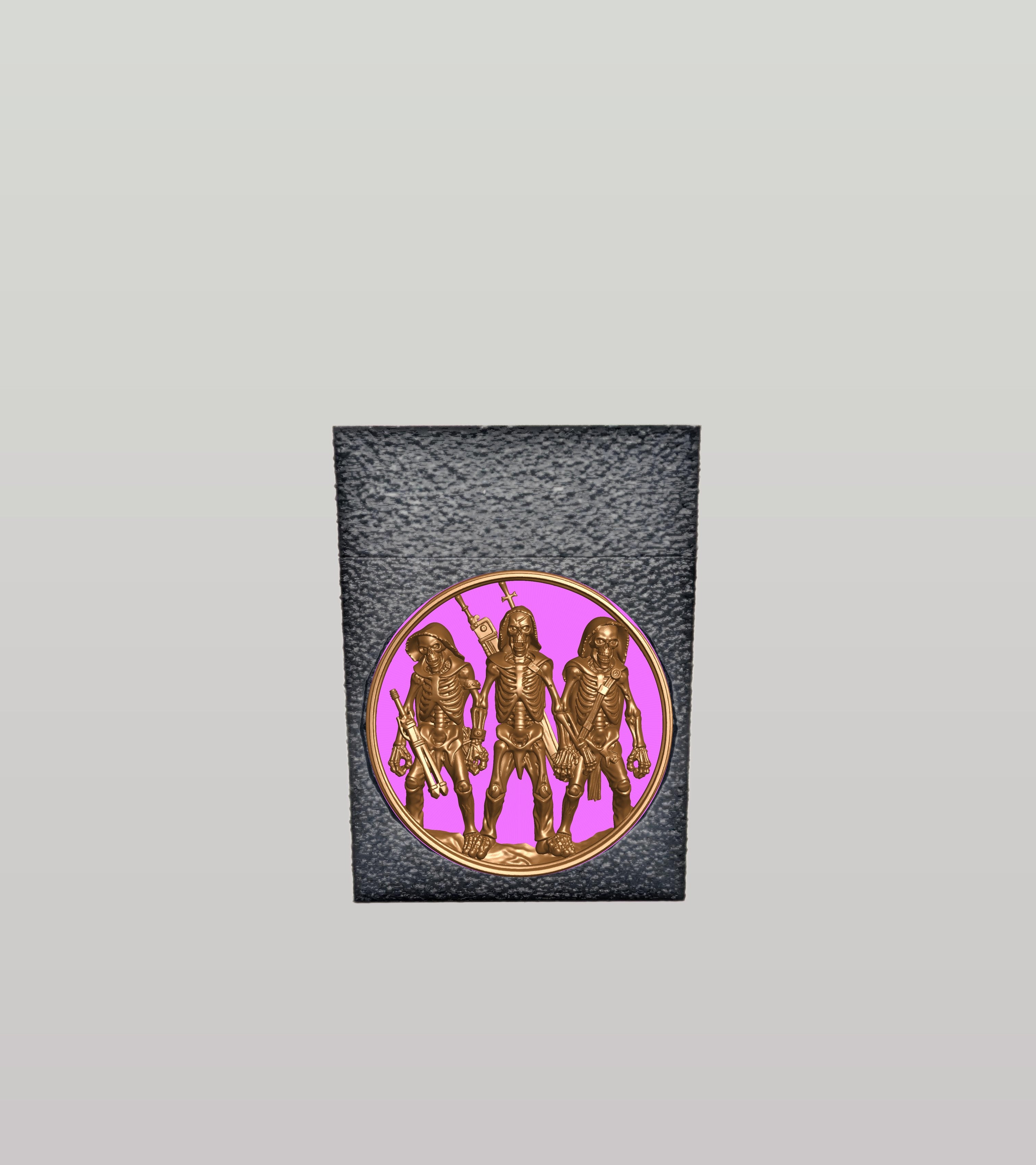 Skeleton Army Card Box — Black