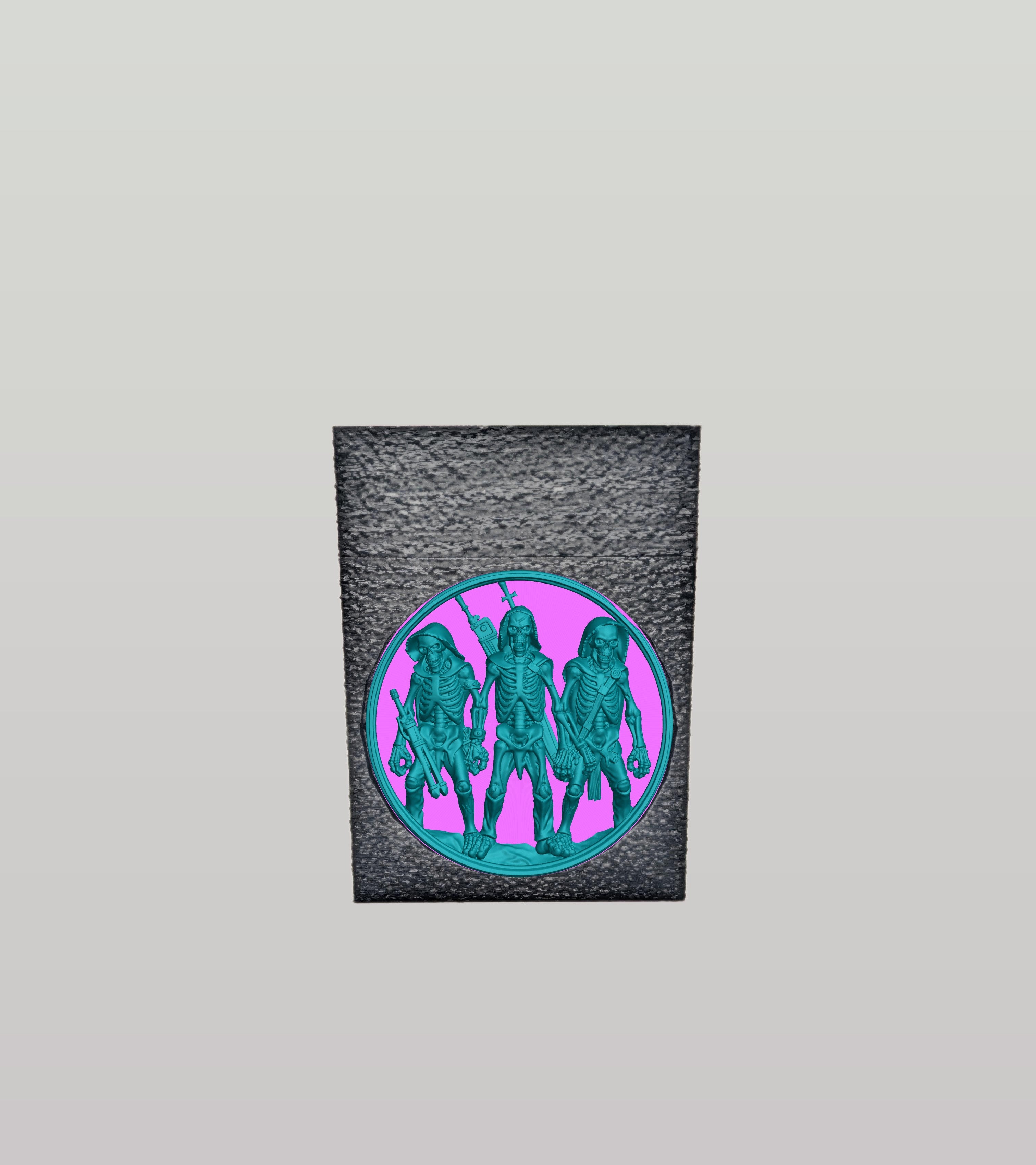 Skeleton Army Card Box — Black