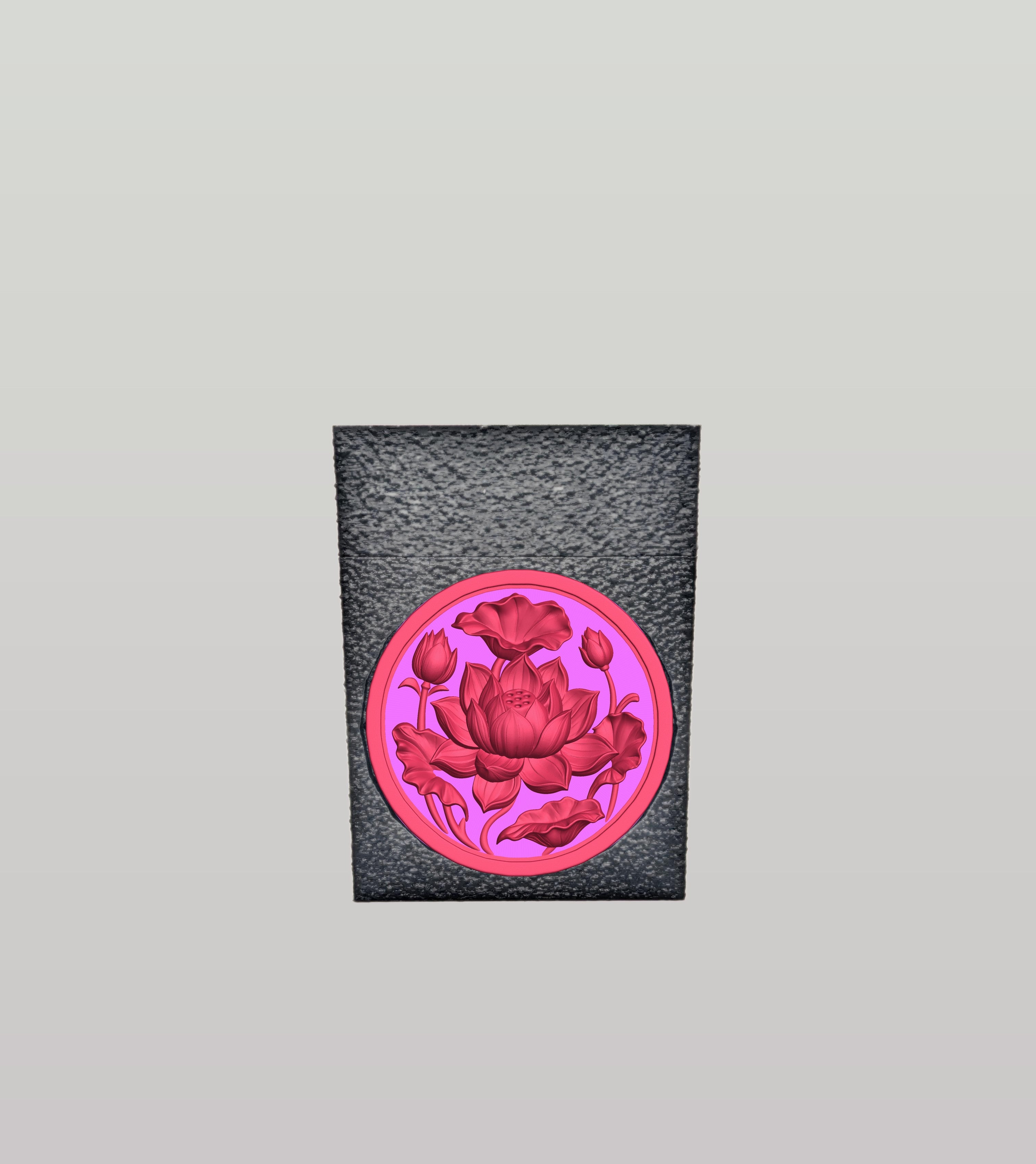 Lotus Card Box — Black