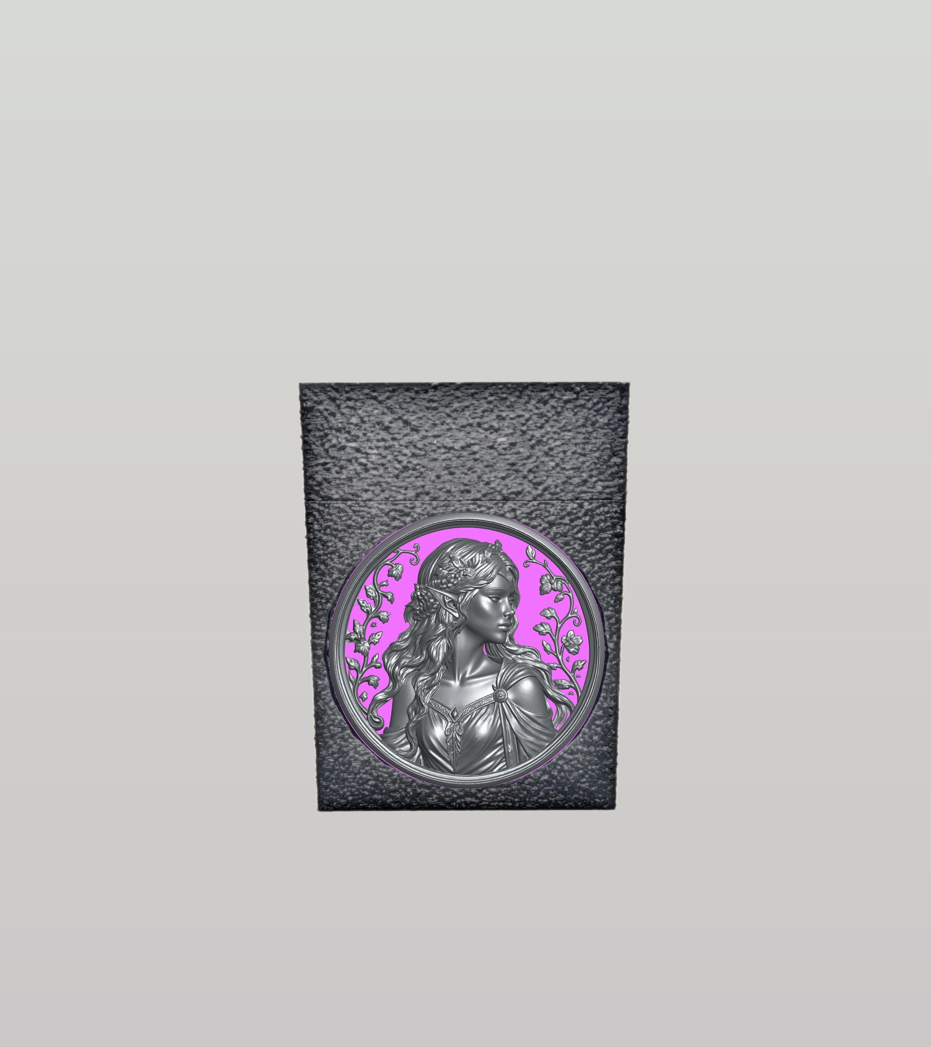 Elf Maiden Card Box — Black