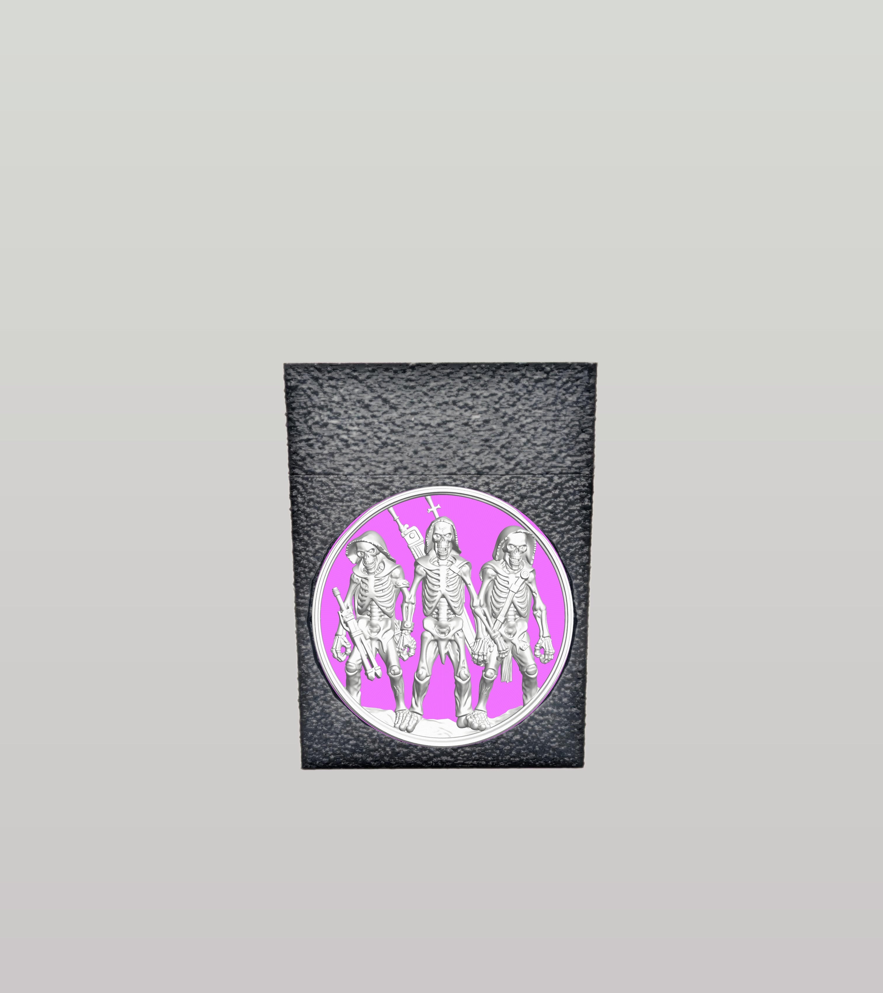 Skeleton Army Card Box — Black