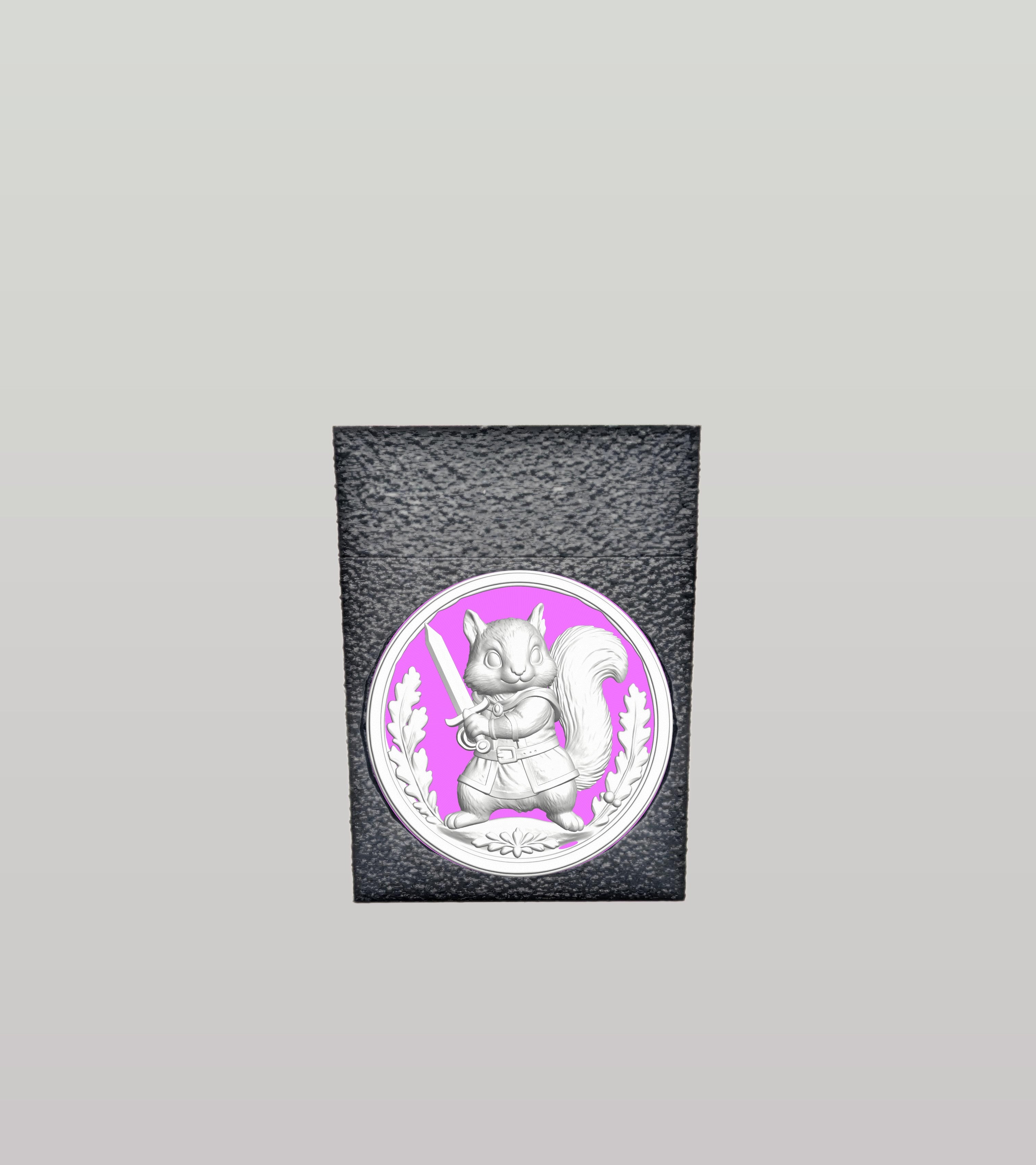 Squirrel Card Box — Black