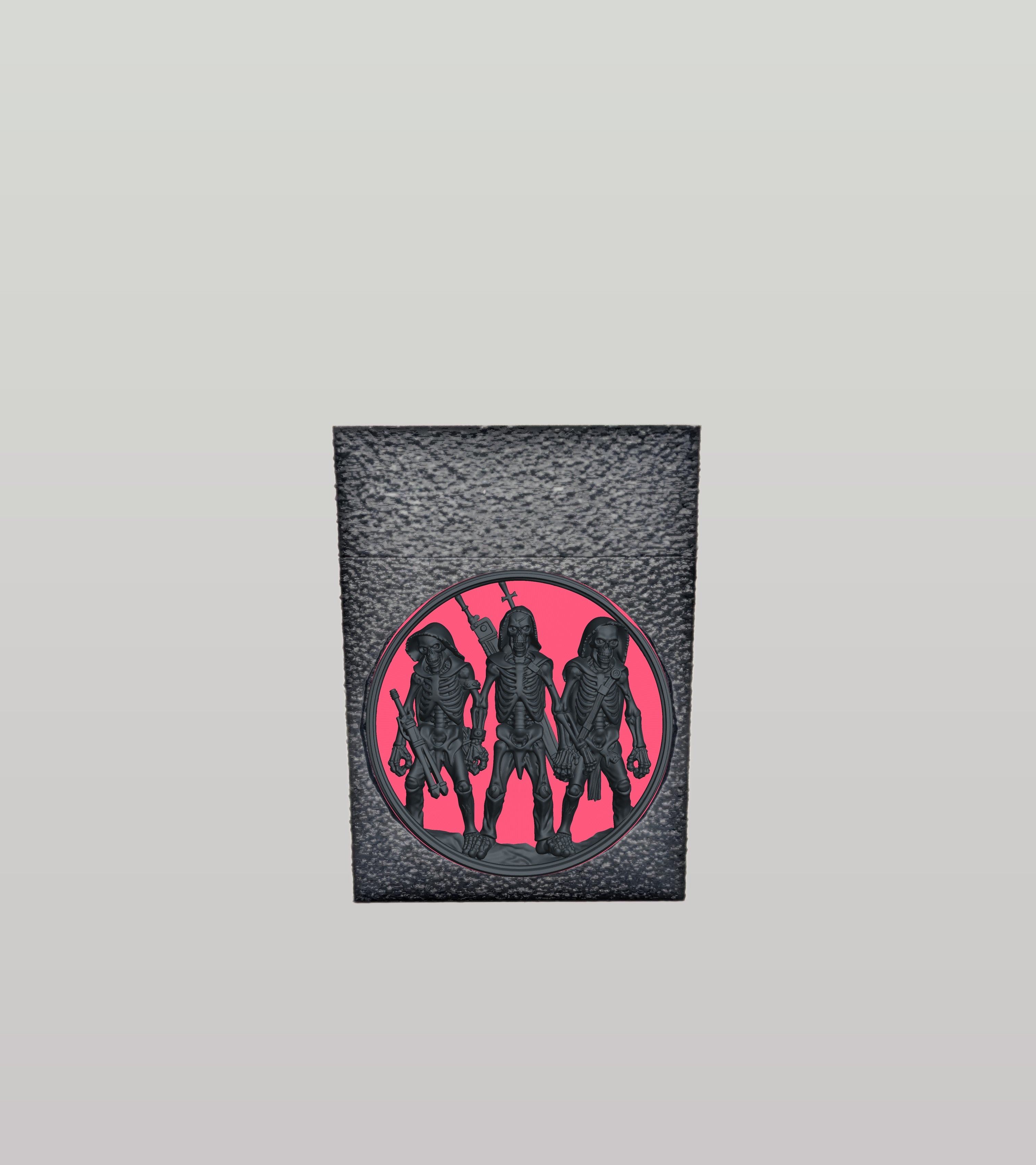 Skeleton Army Card Box — Black