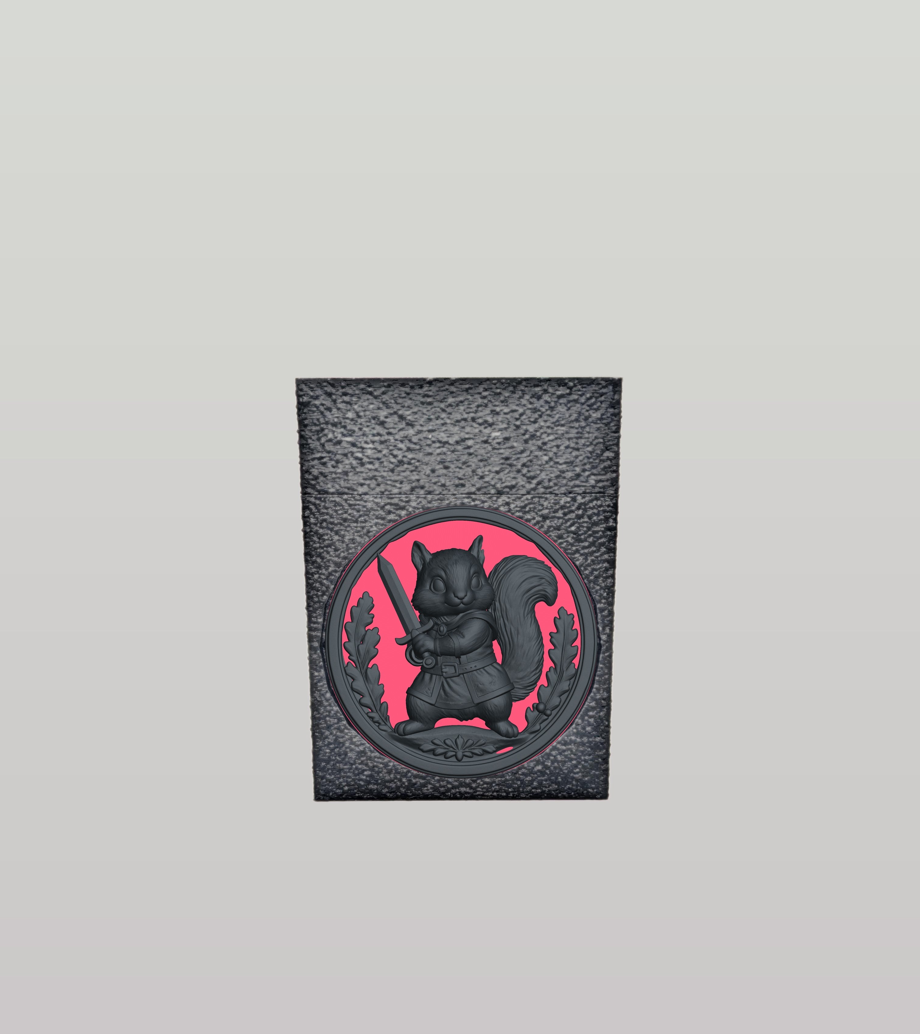 Squirrel Card Box — Black