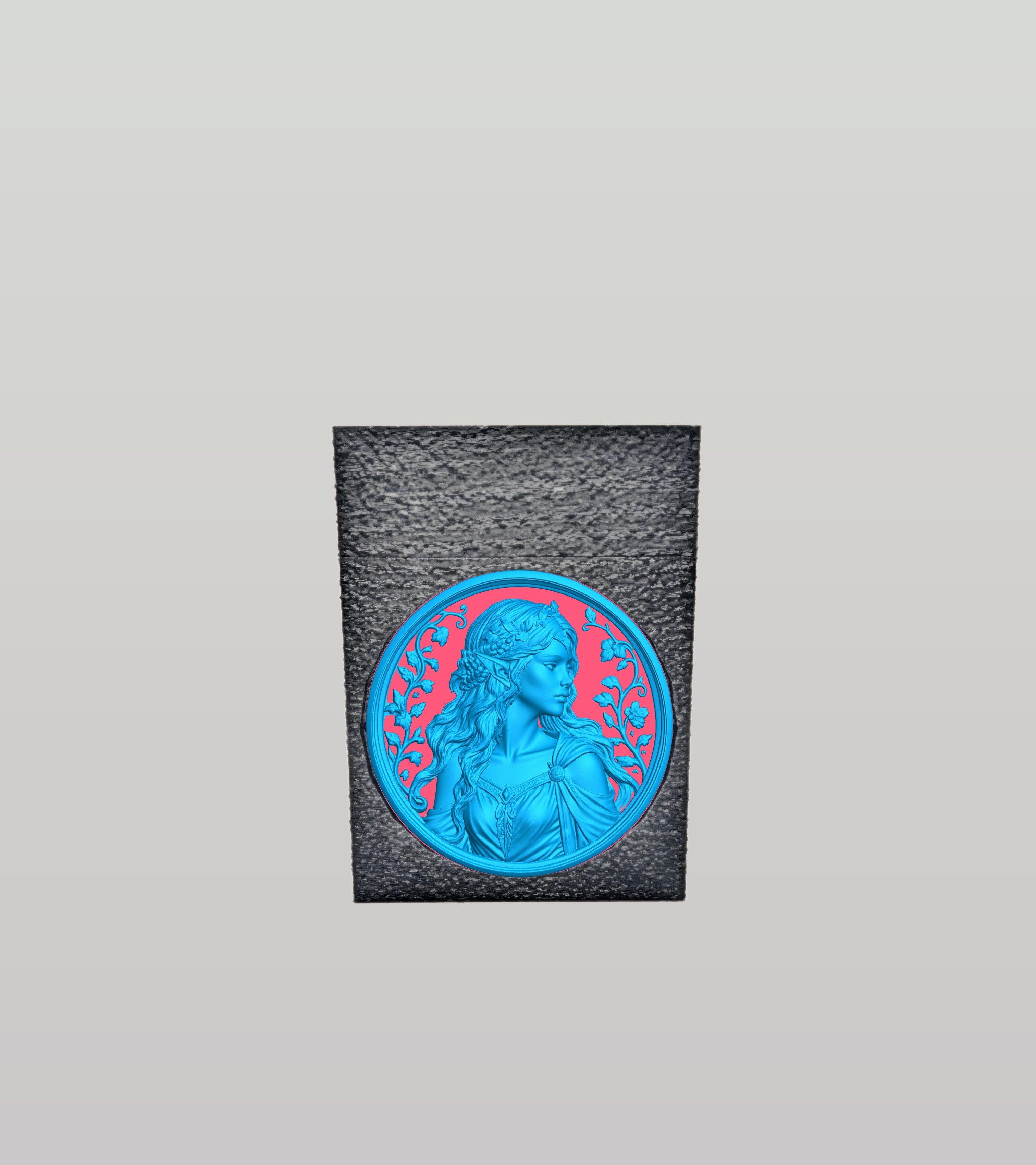 Elf Maiden Card Box — Black