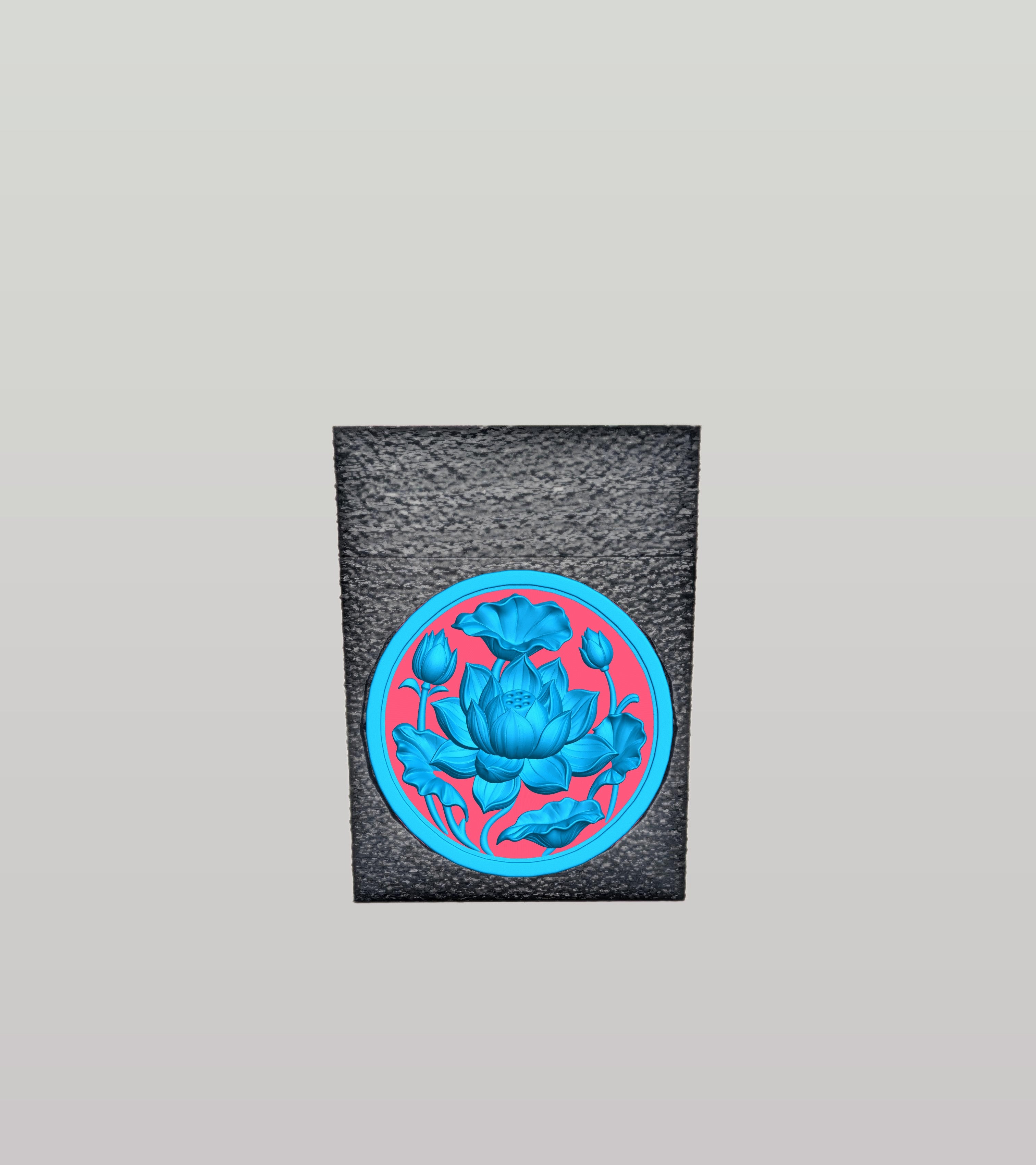 Lotus Card Box — Black
