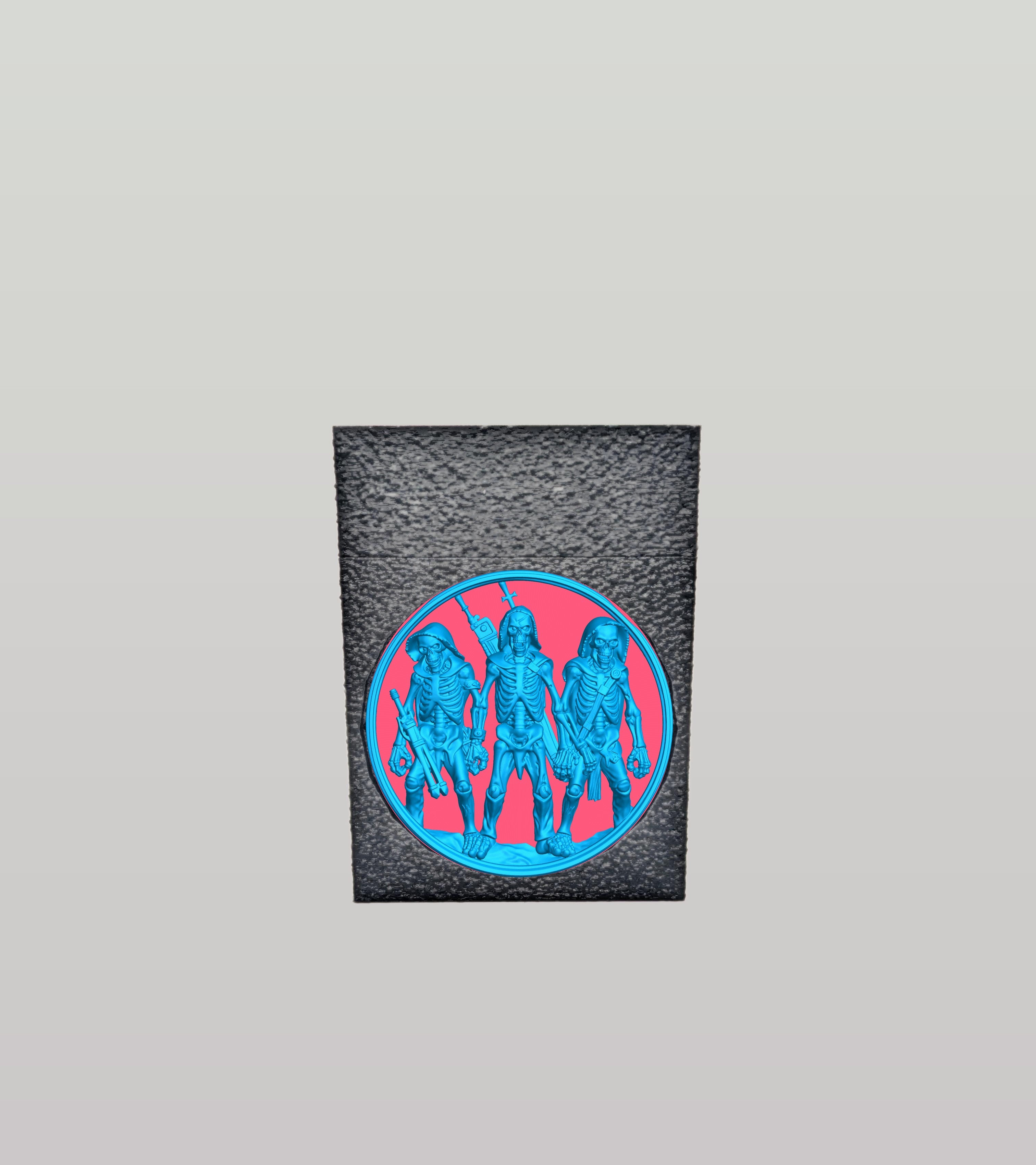 Skeleton Army Card Box — Black