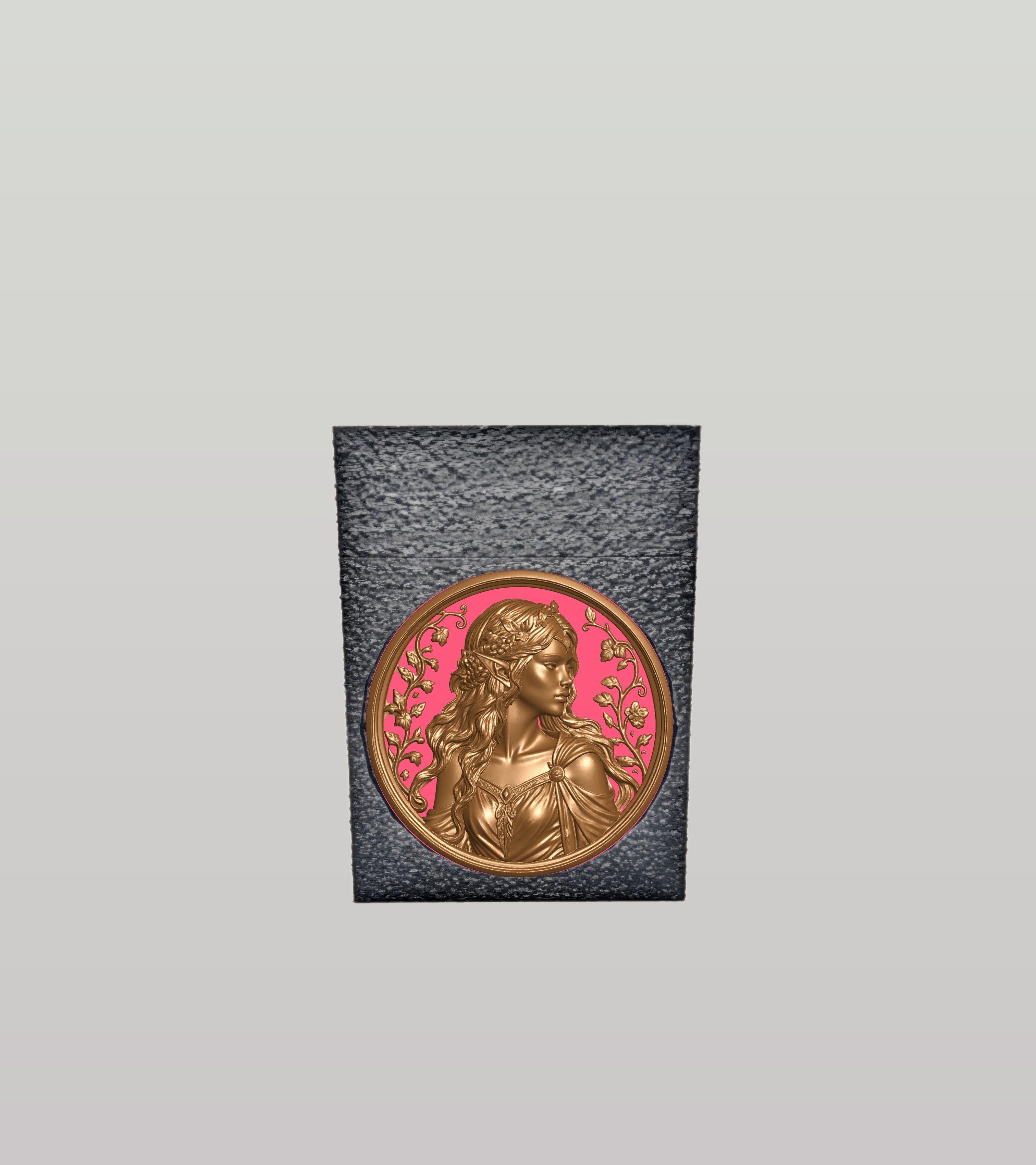Elf Maiden Card Box — Black